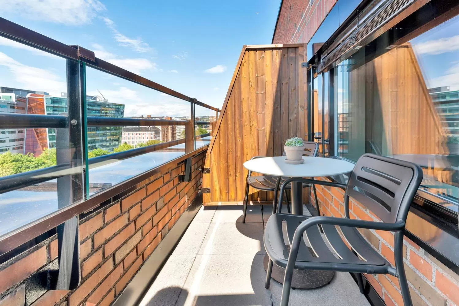 Balcony/Terrace in Forenom Aparthotel Oslo