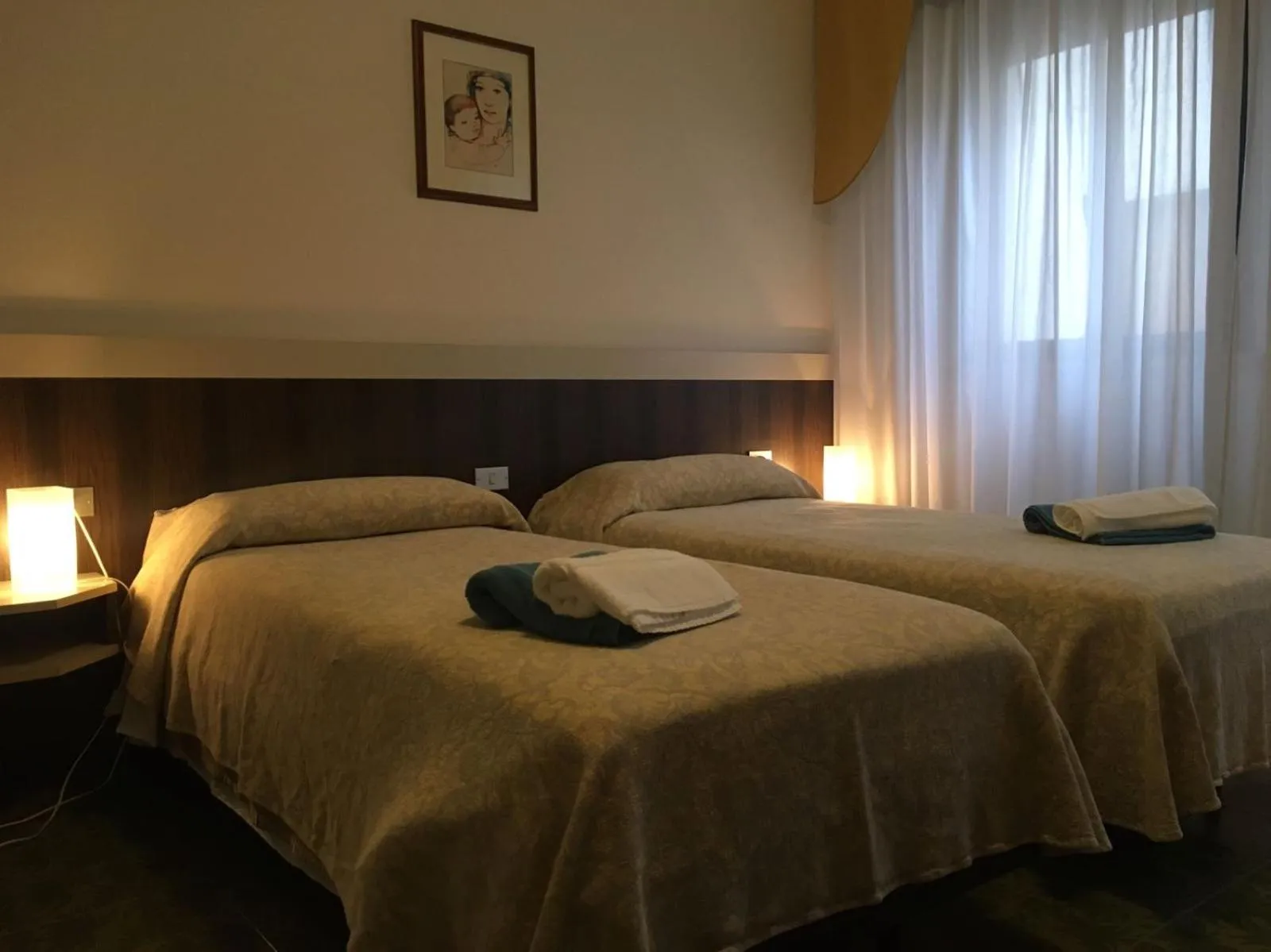 Bedroom, Bed in Hotel Centrale