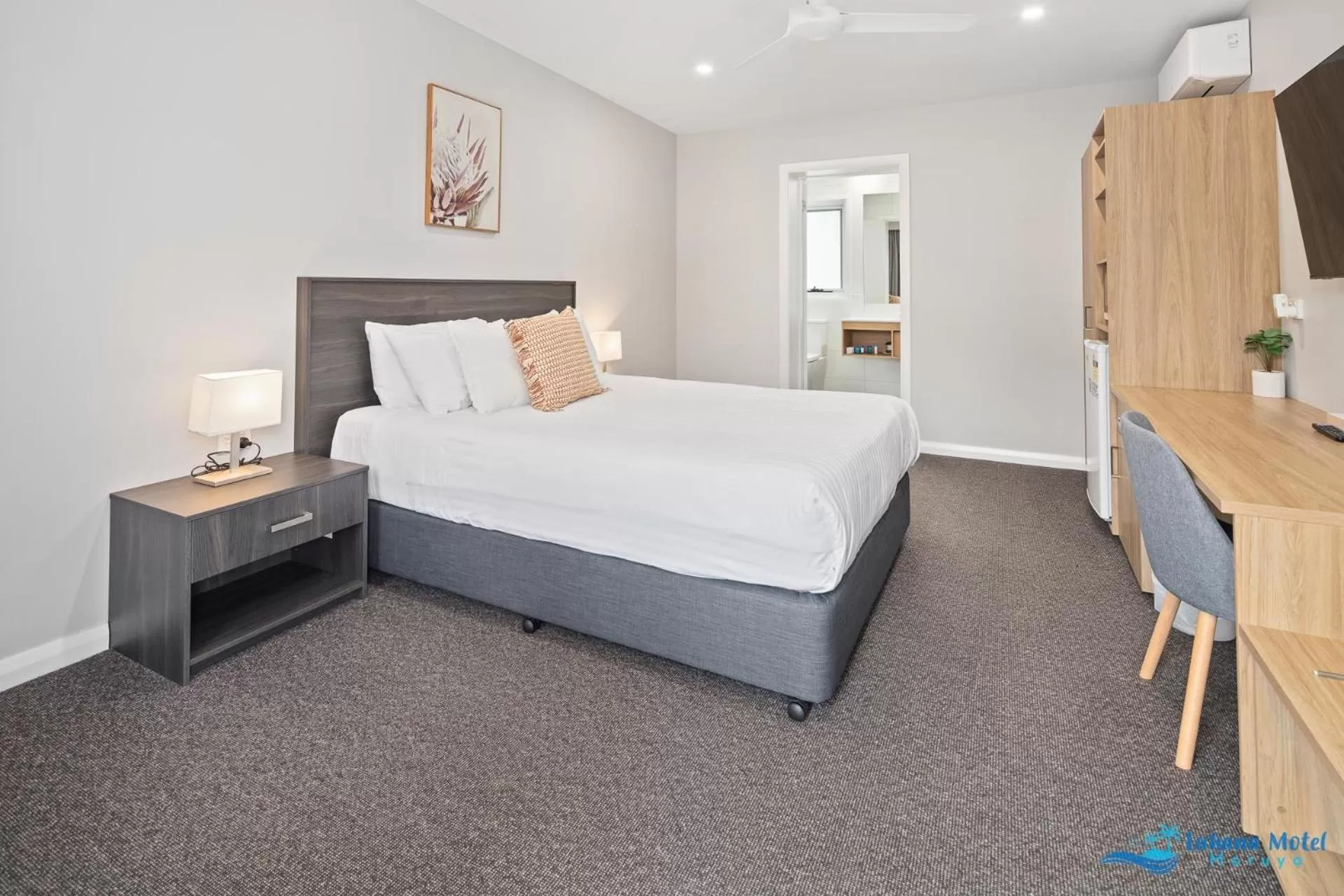 Bed in Hive Hotel, Moruya