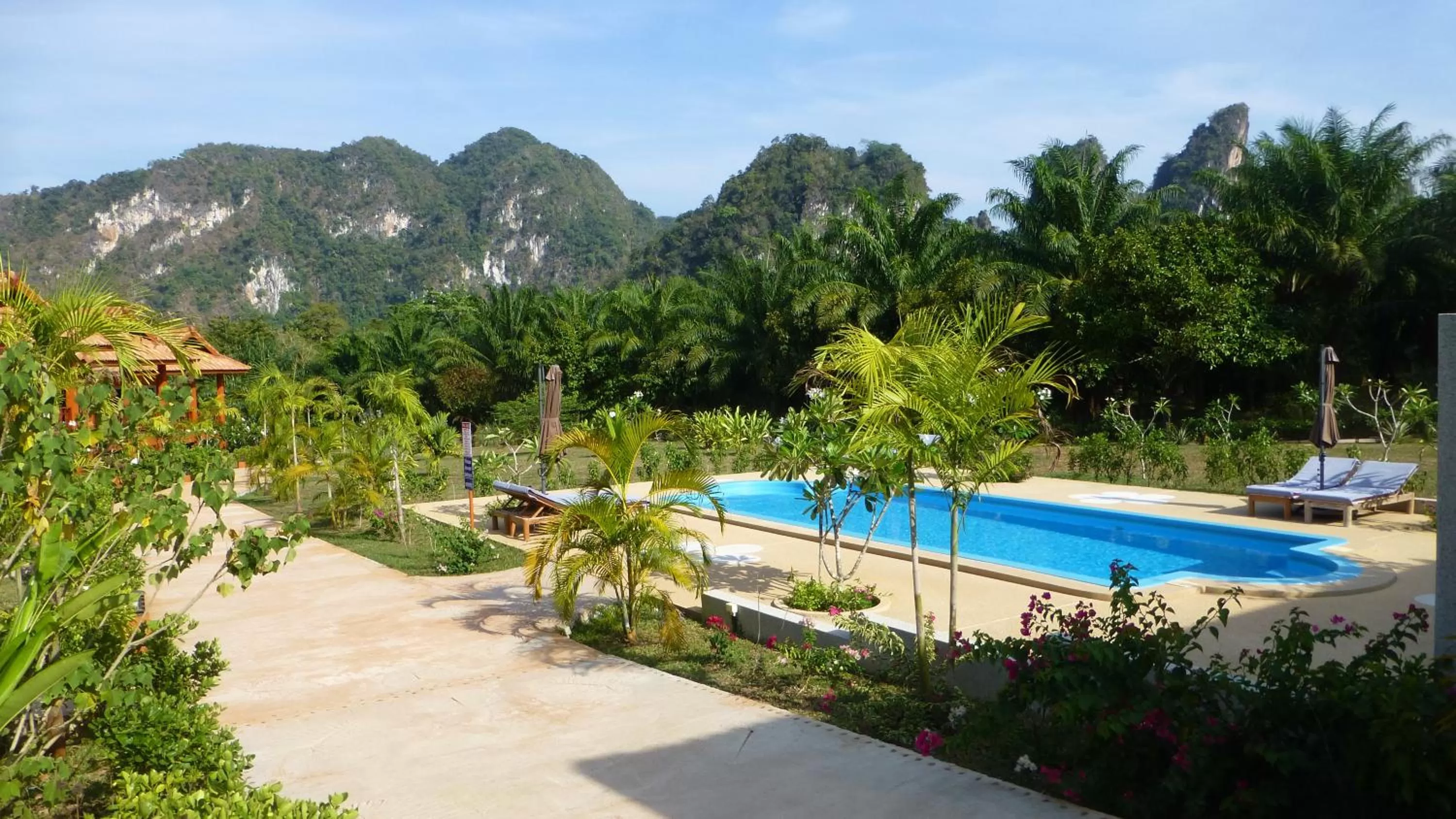 Mountain view in Khao Sok Jasmine Garden Resort - SHA Certified
