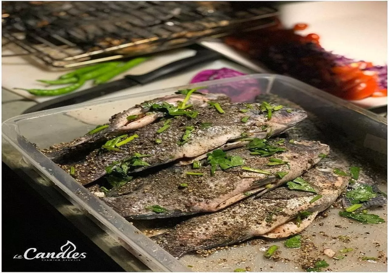 Food in Le Candles Resort