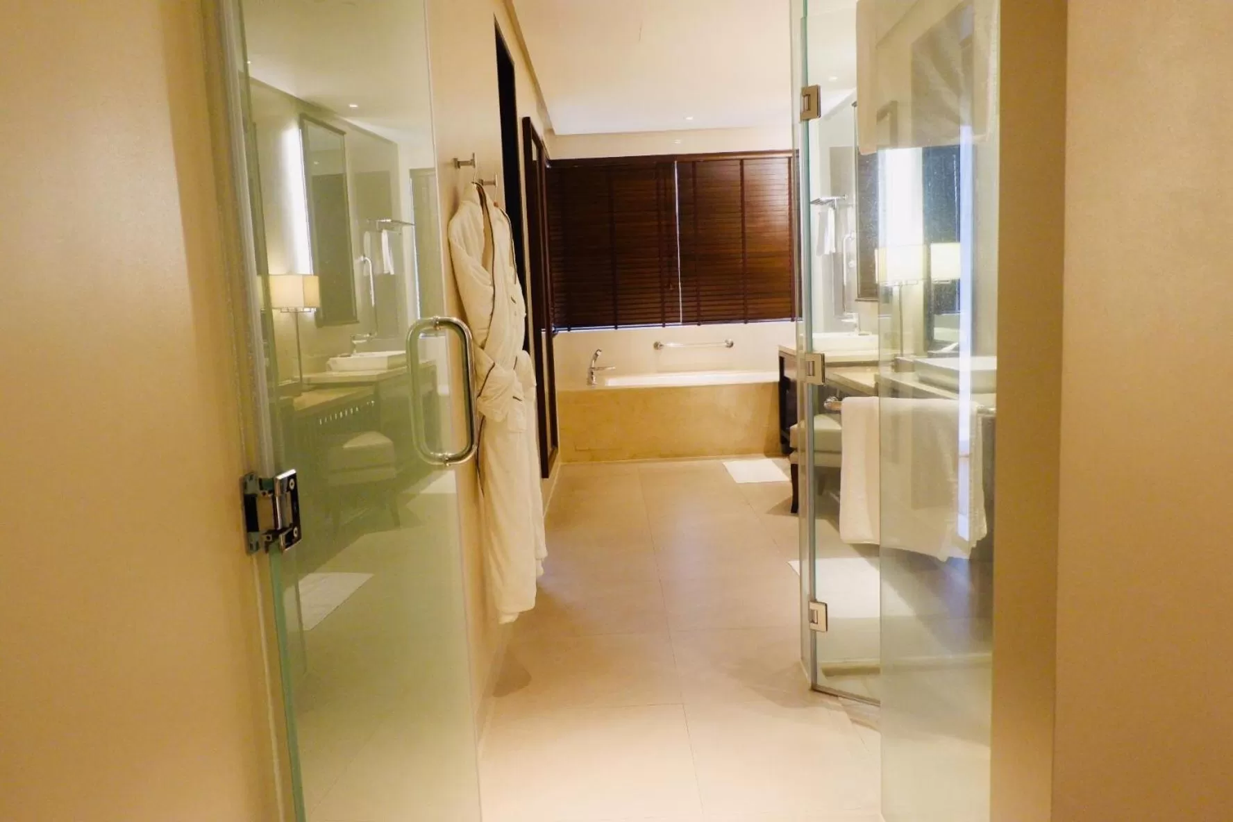 Bathroom, Bed in Anya Resort Tagaytay