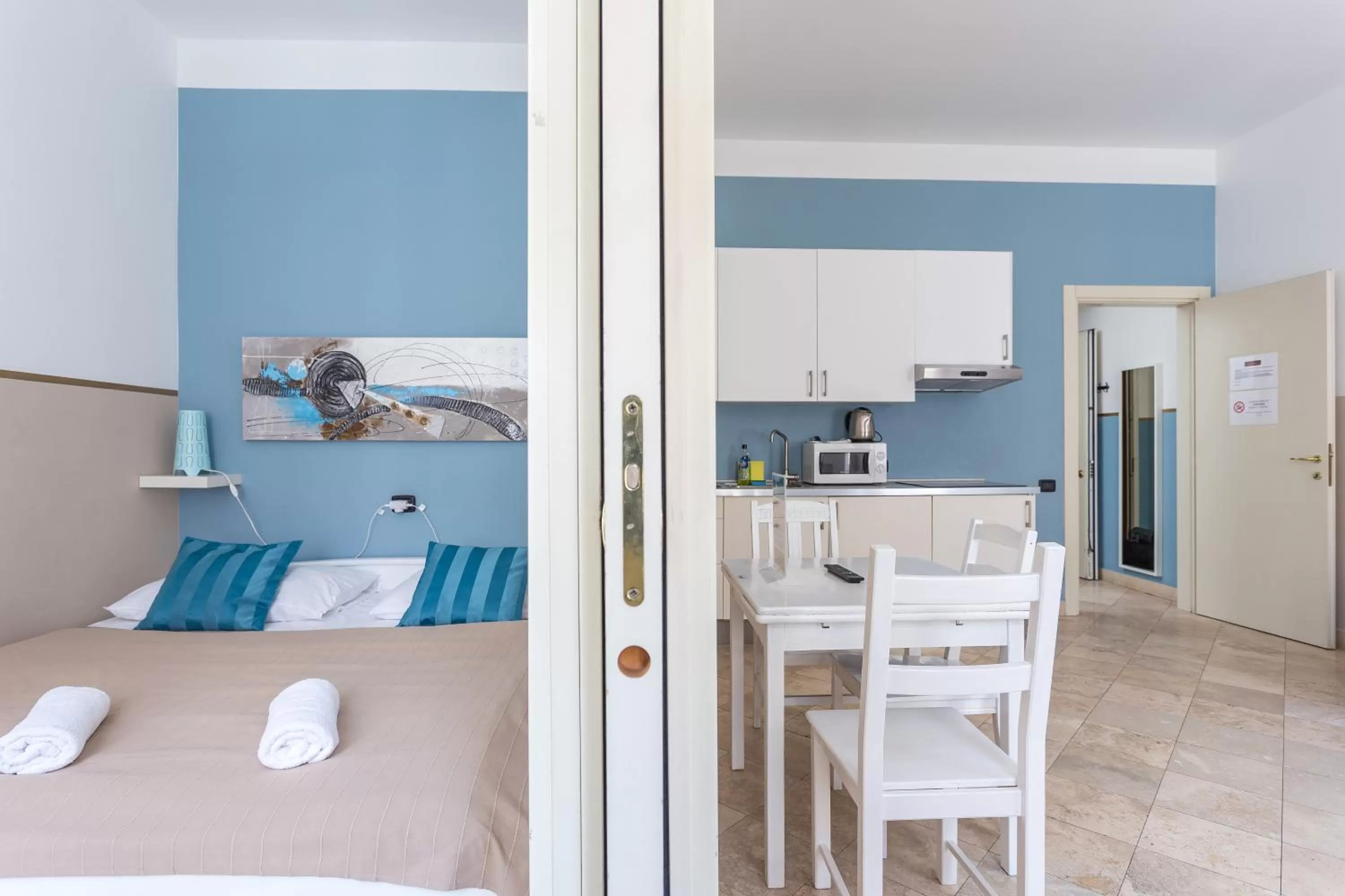 Living room in Legerova 33 Apartments