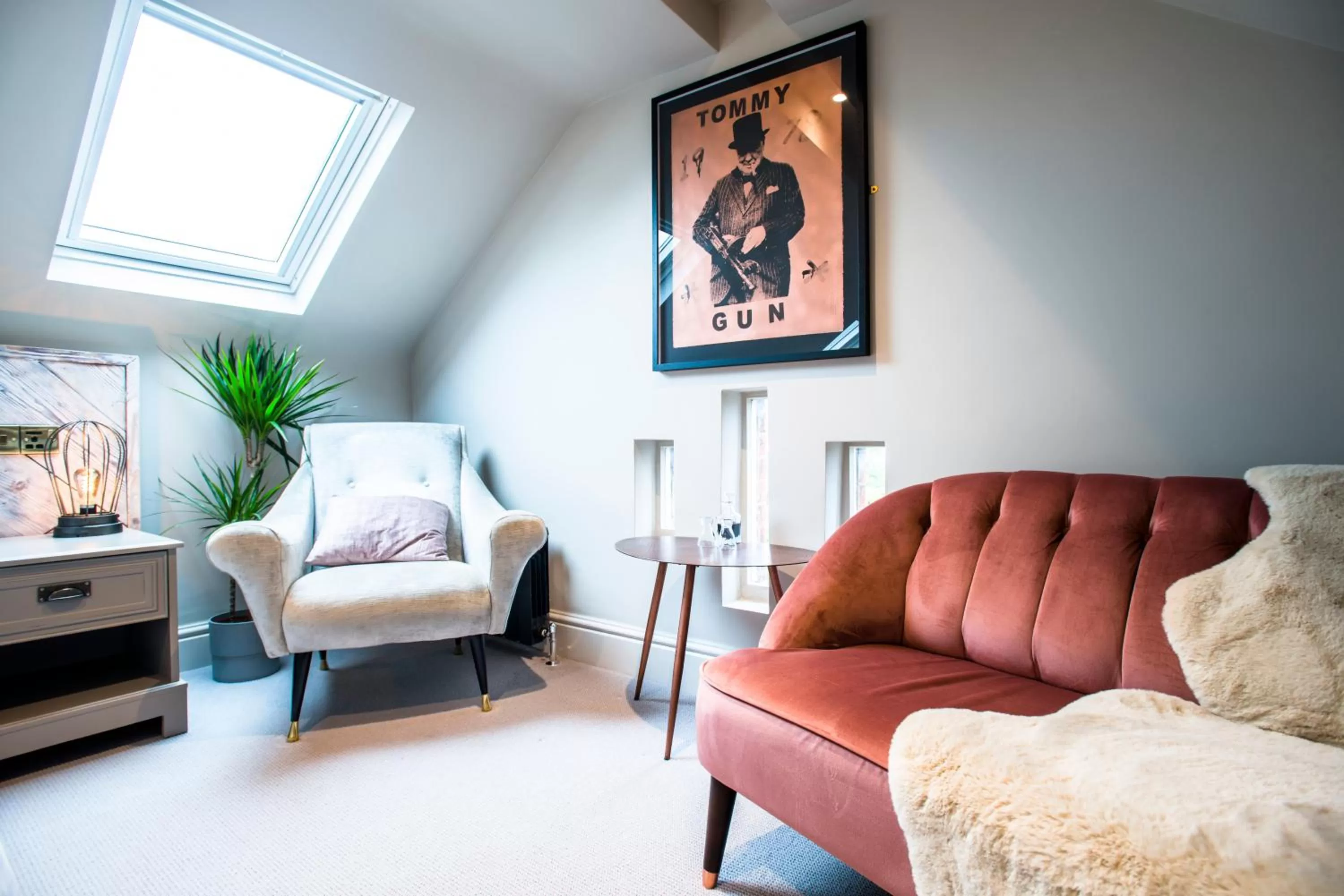 Seating Area in The Lodge Duxford