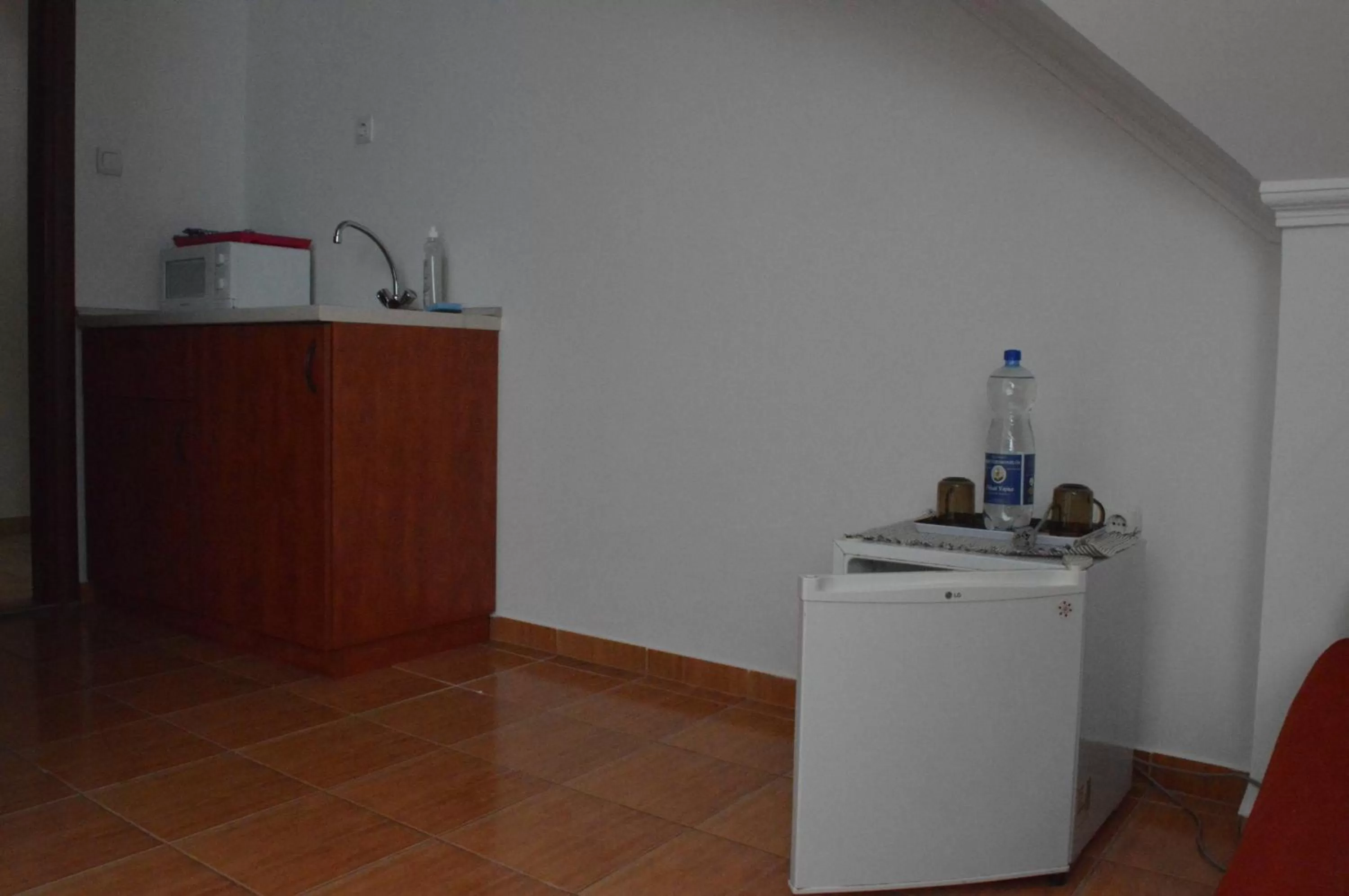 Kitchen/Kitchenette in Aqua Oazis Apartman