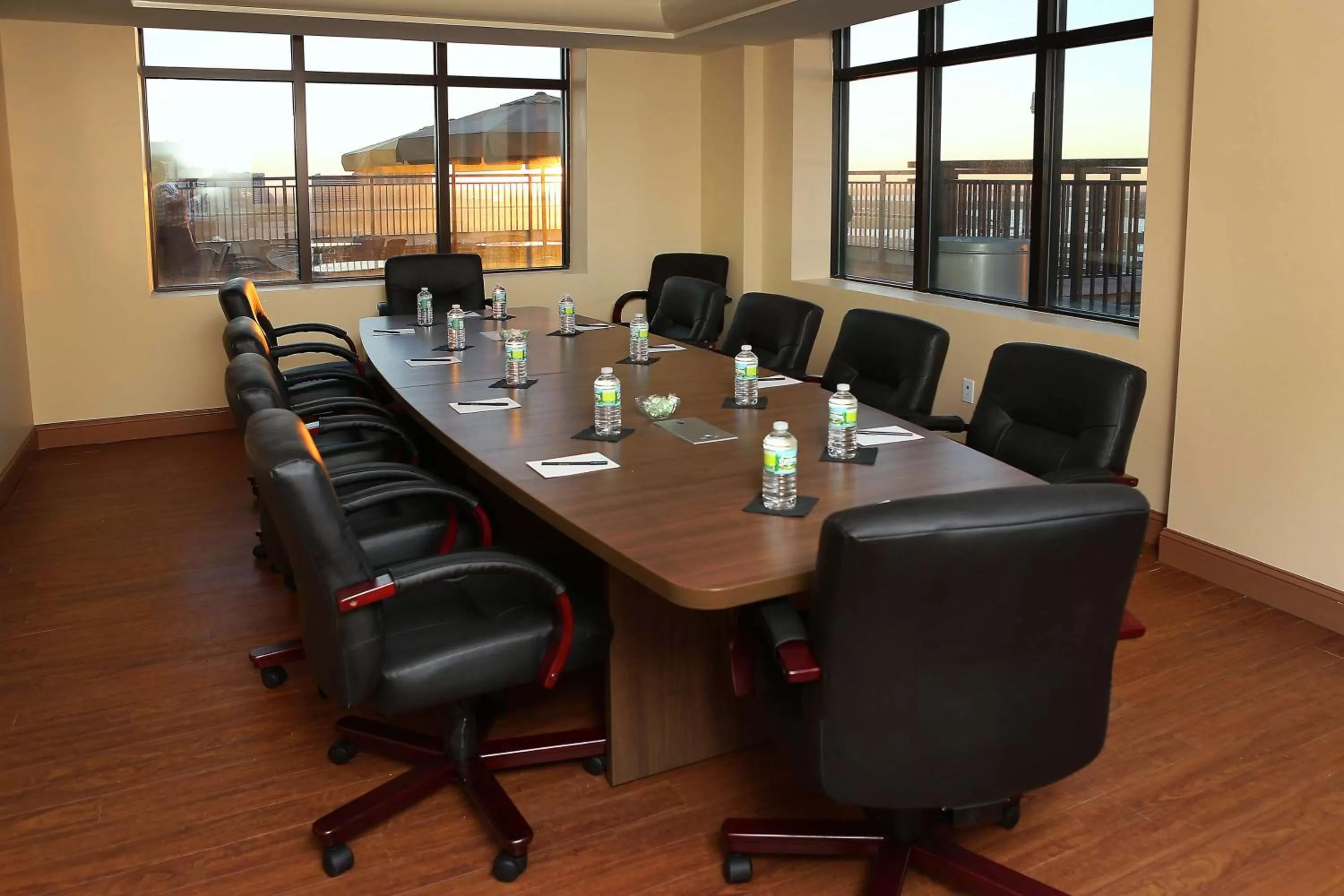 On site in The Claridge Hotel