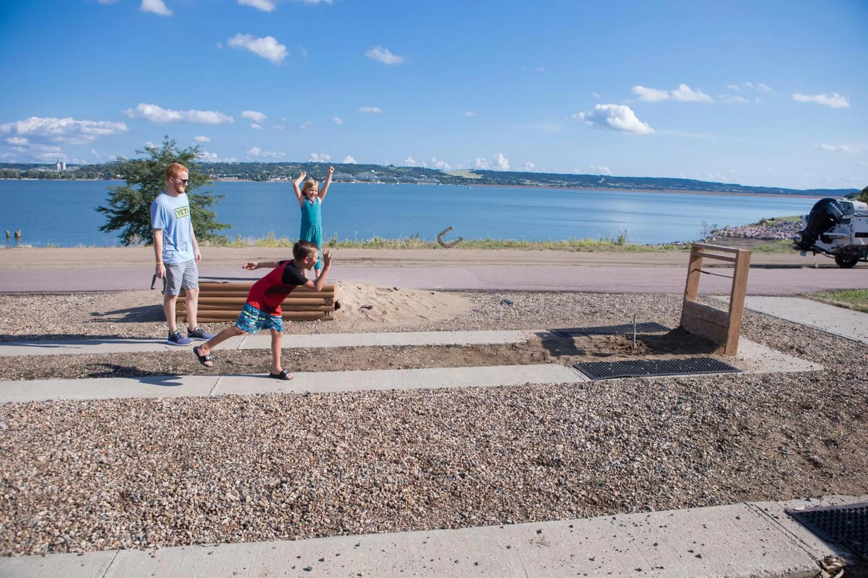 People in Cedar Shore Resort