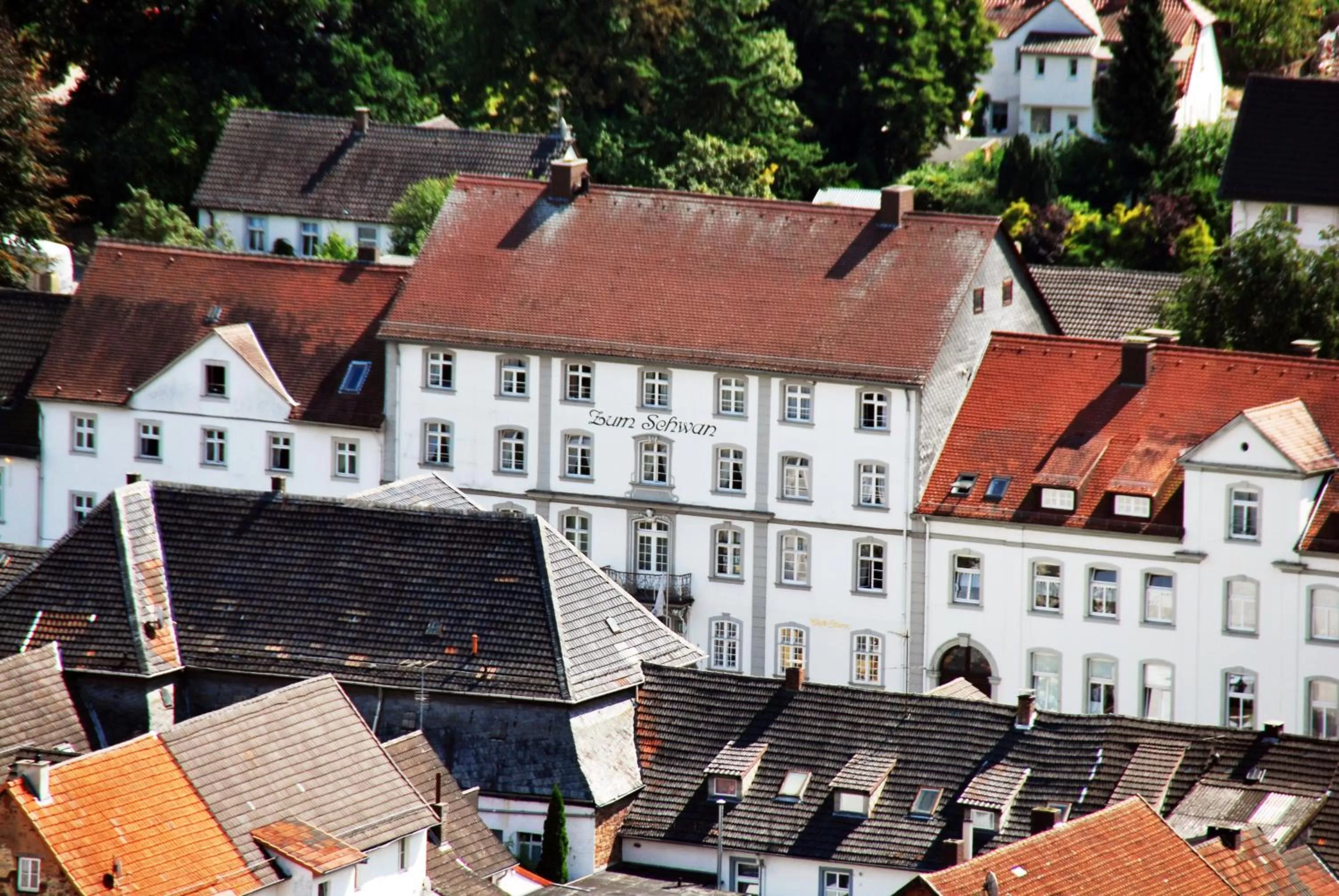 Bird's eye view in Historisches Hotel zum Schwan