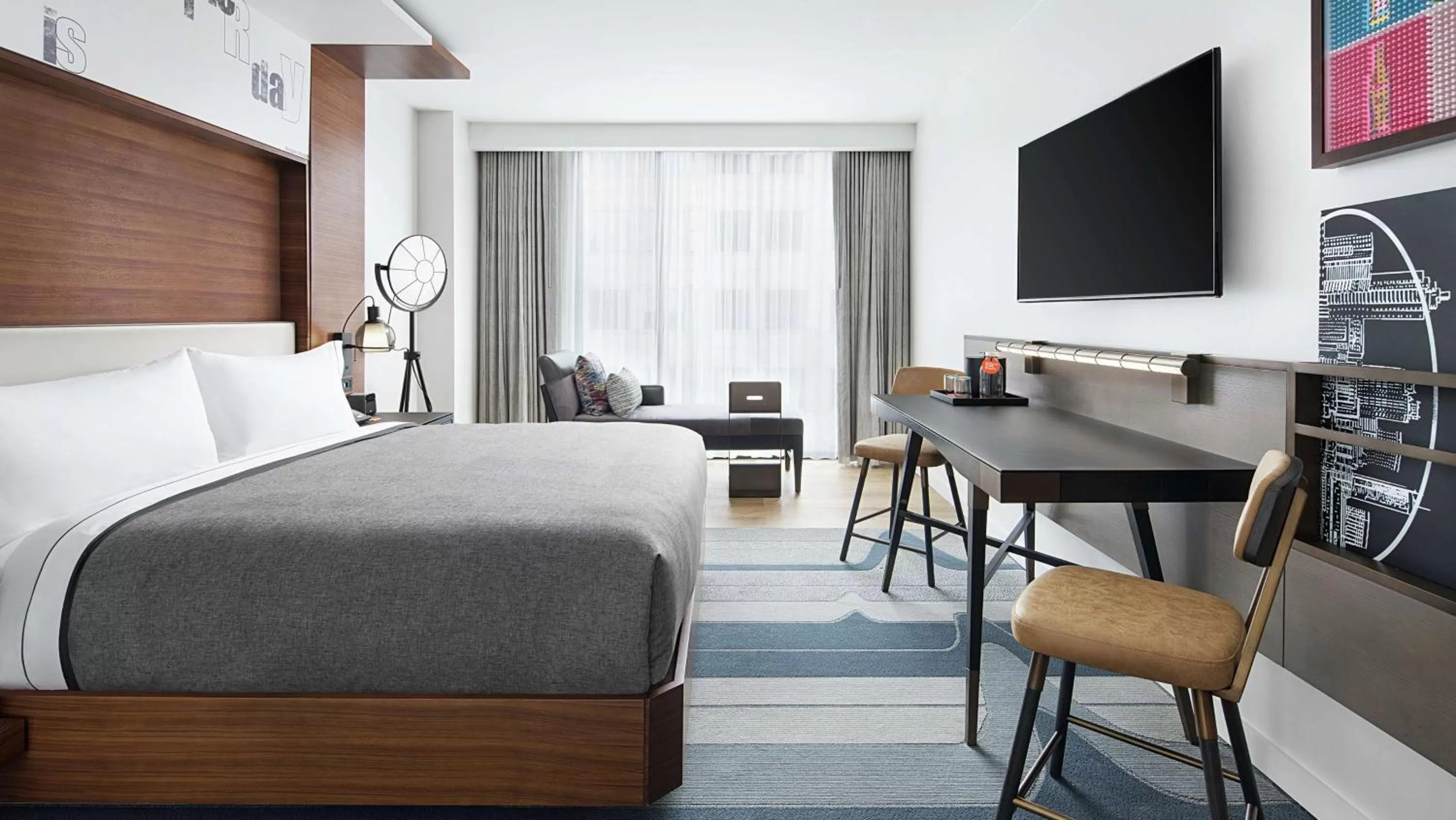 Bedroom, Bed in Canopy By Hilton Atlanta Midtown