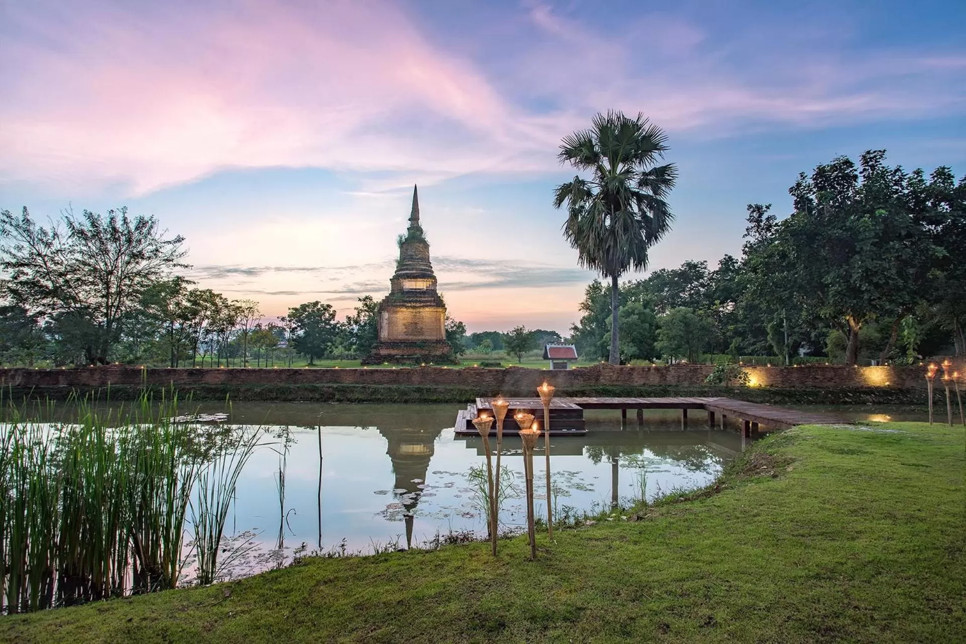 Natural landscape in Sriwilai Sukhothai