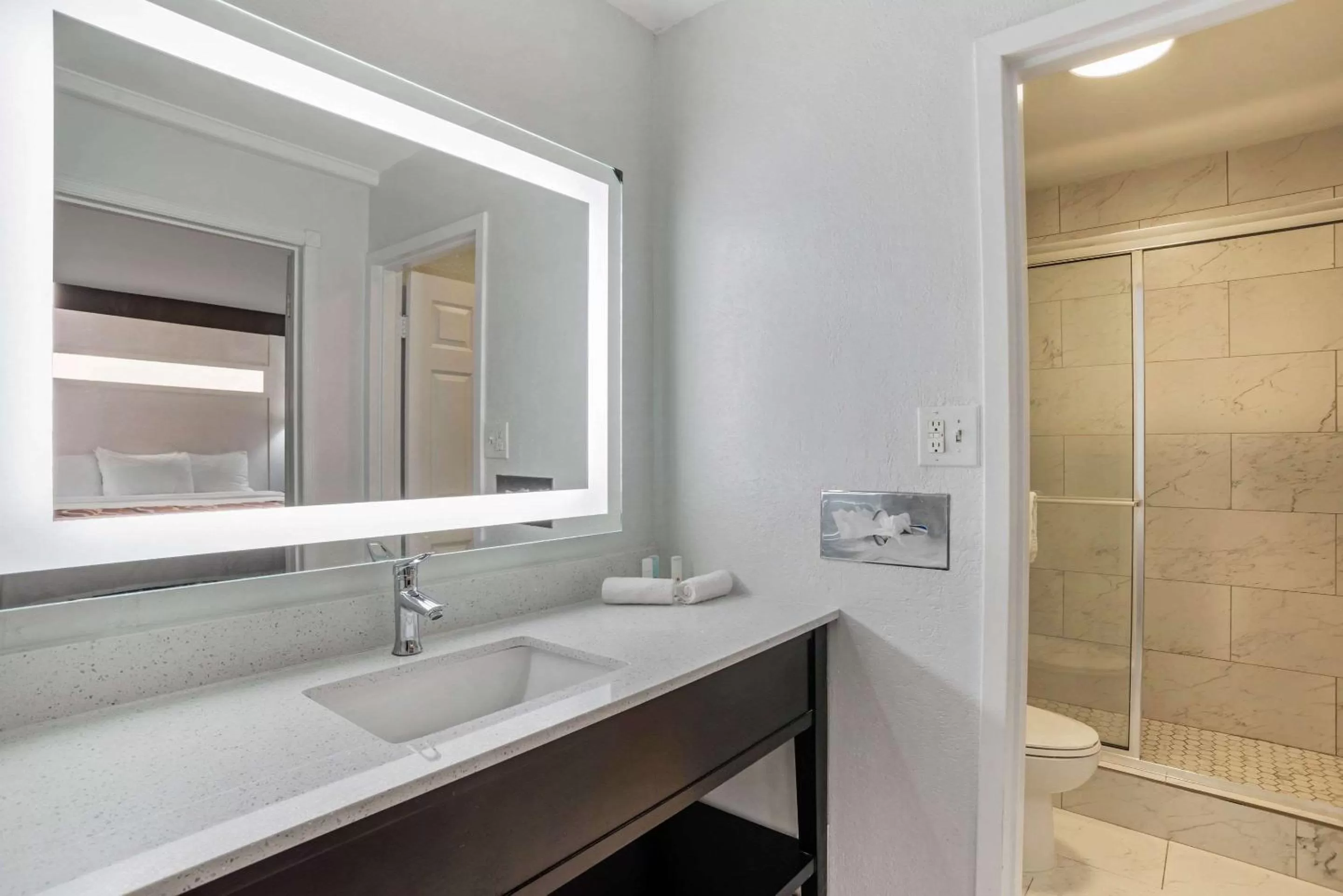 Bathroom in Baymont by Wyndham Montgomery AL