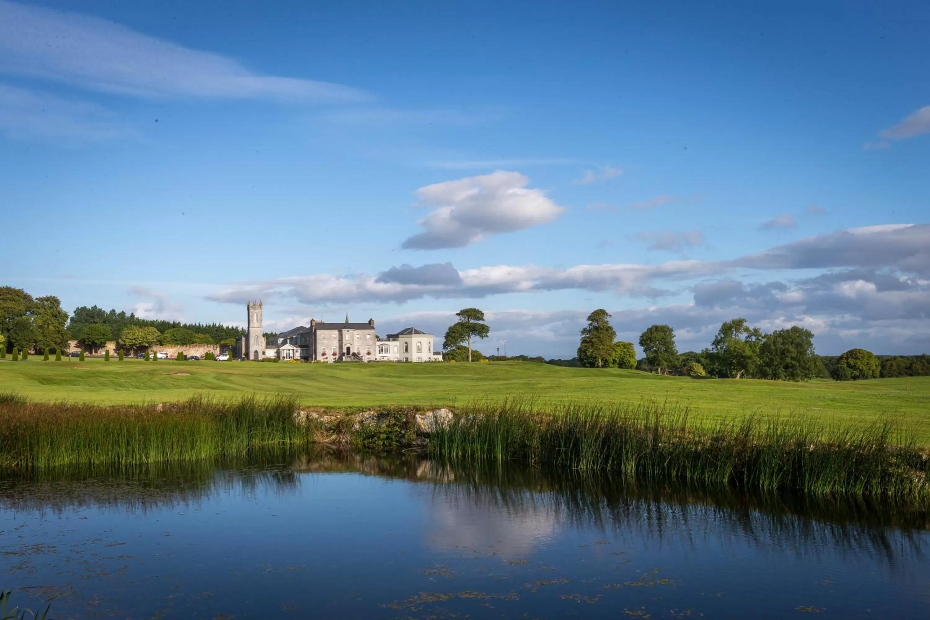 Facade/entrance in Glenlo Abbey Hotel