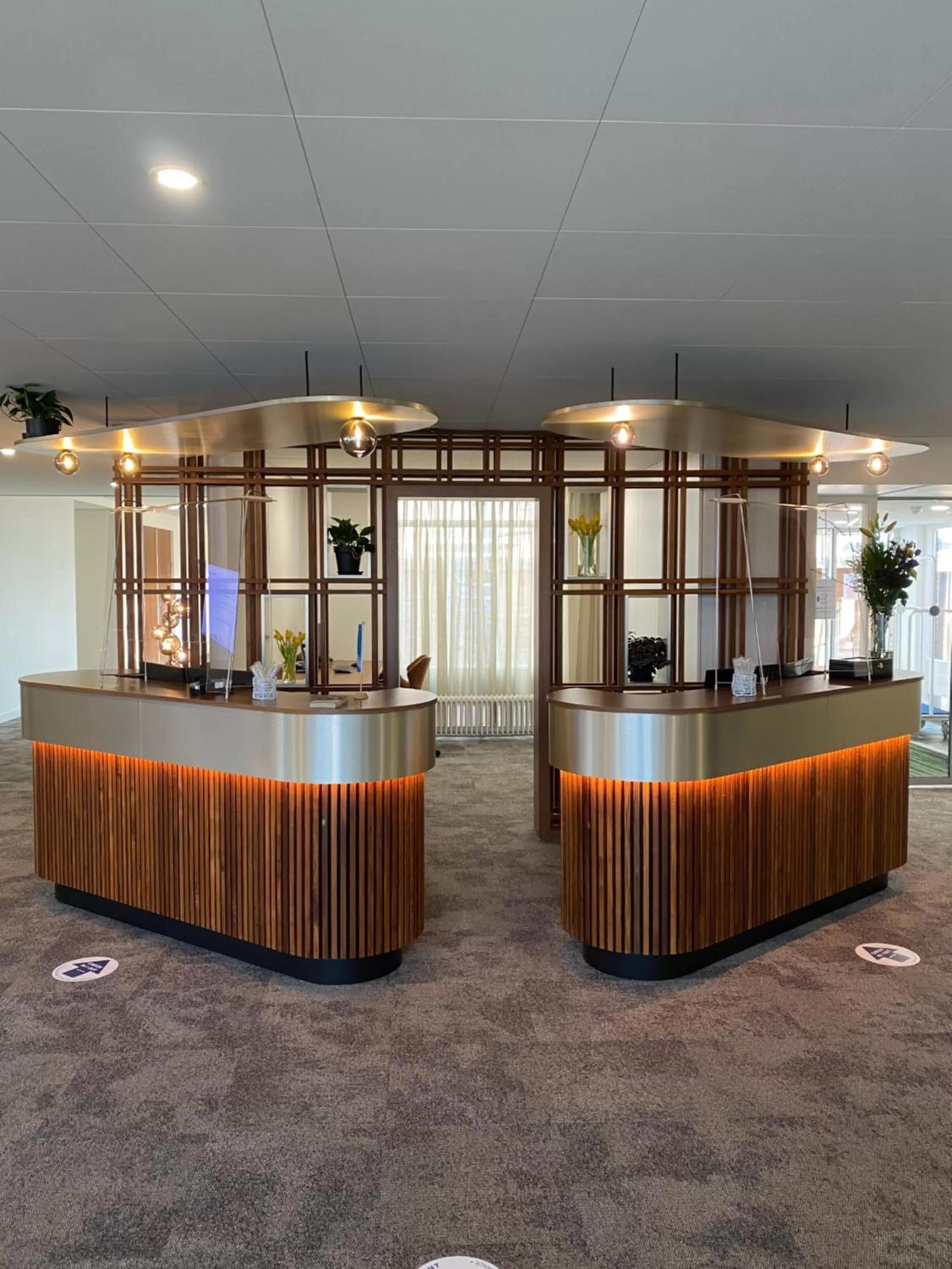 Lobby or reception in Churchill hotel Terneuzen