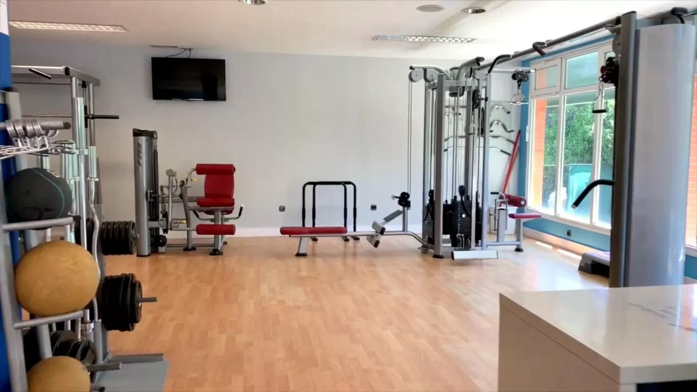 Fitness centre/facilities in Hotel Lasa Sport