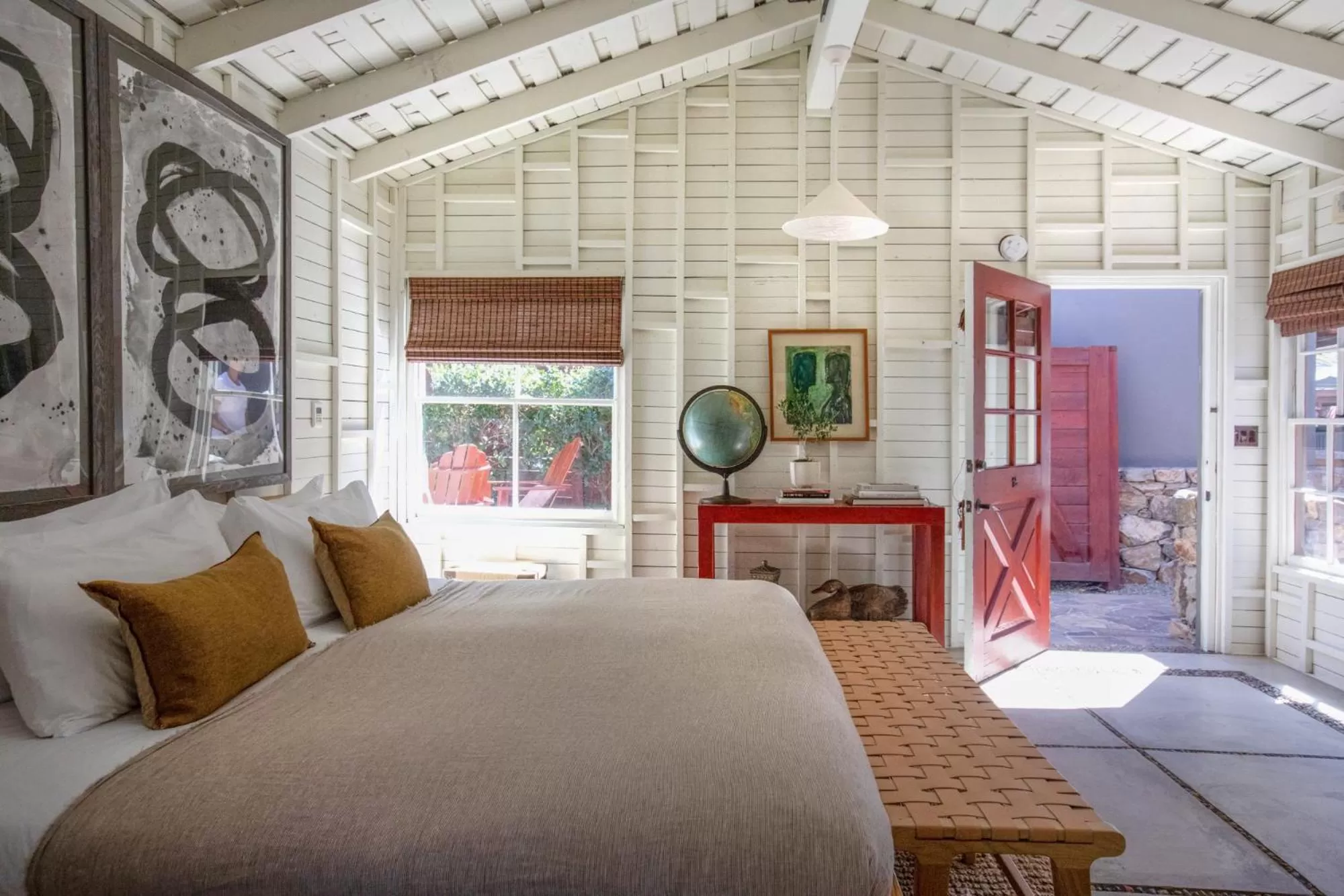 Bedroom, Bed in Sparrows Lodge