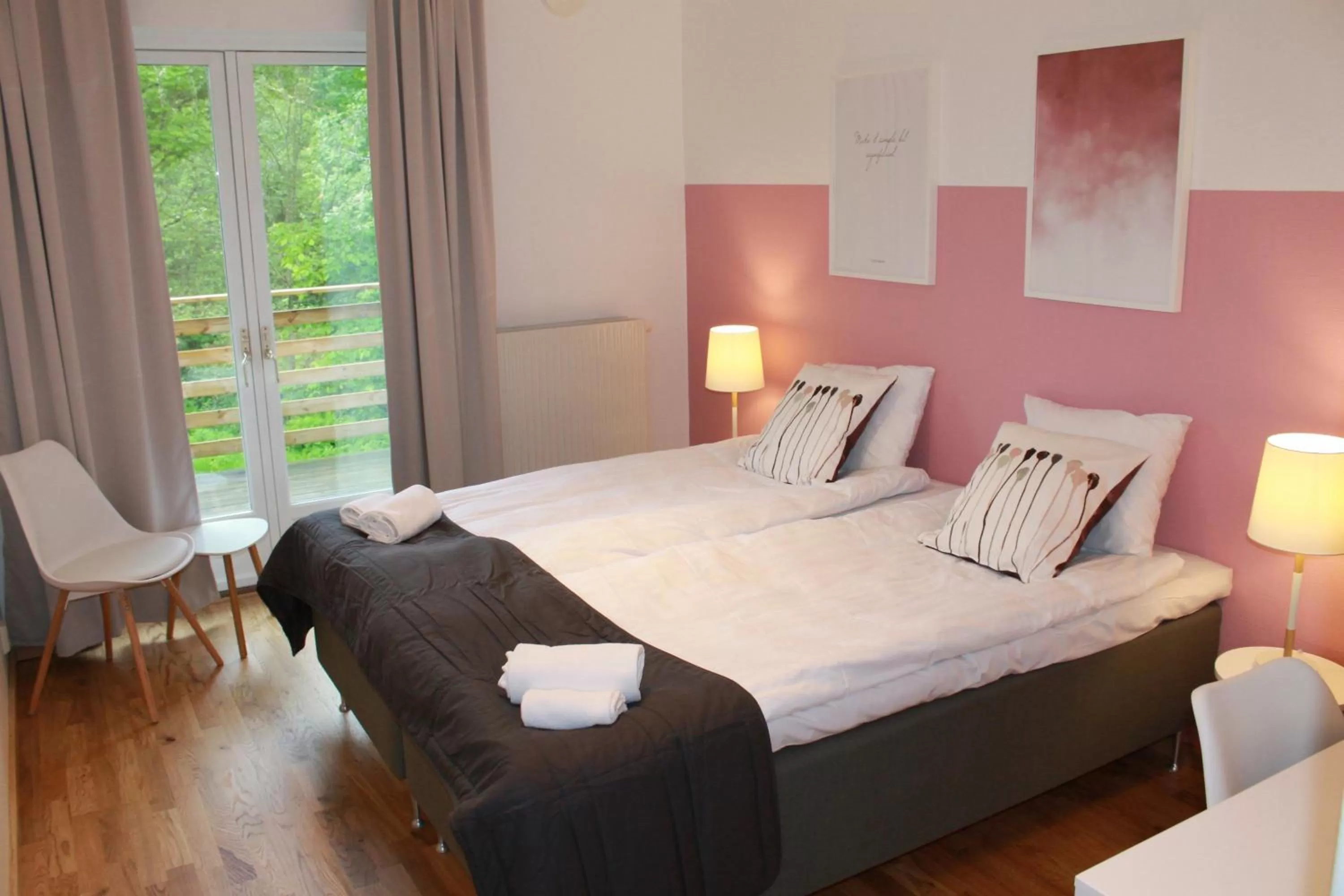 Bed in Hensbacka Hotell