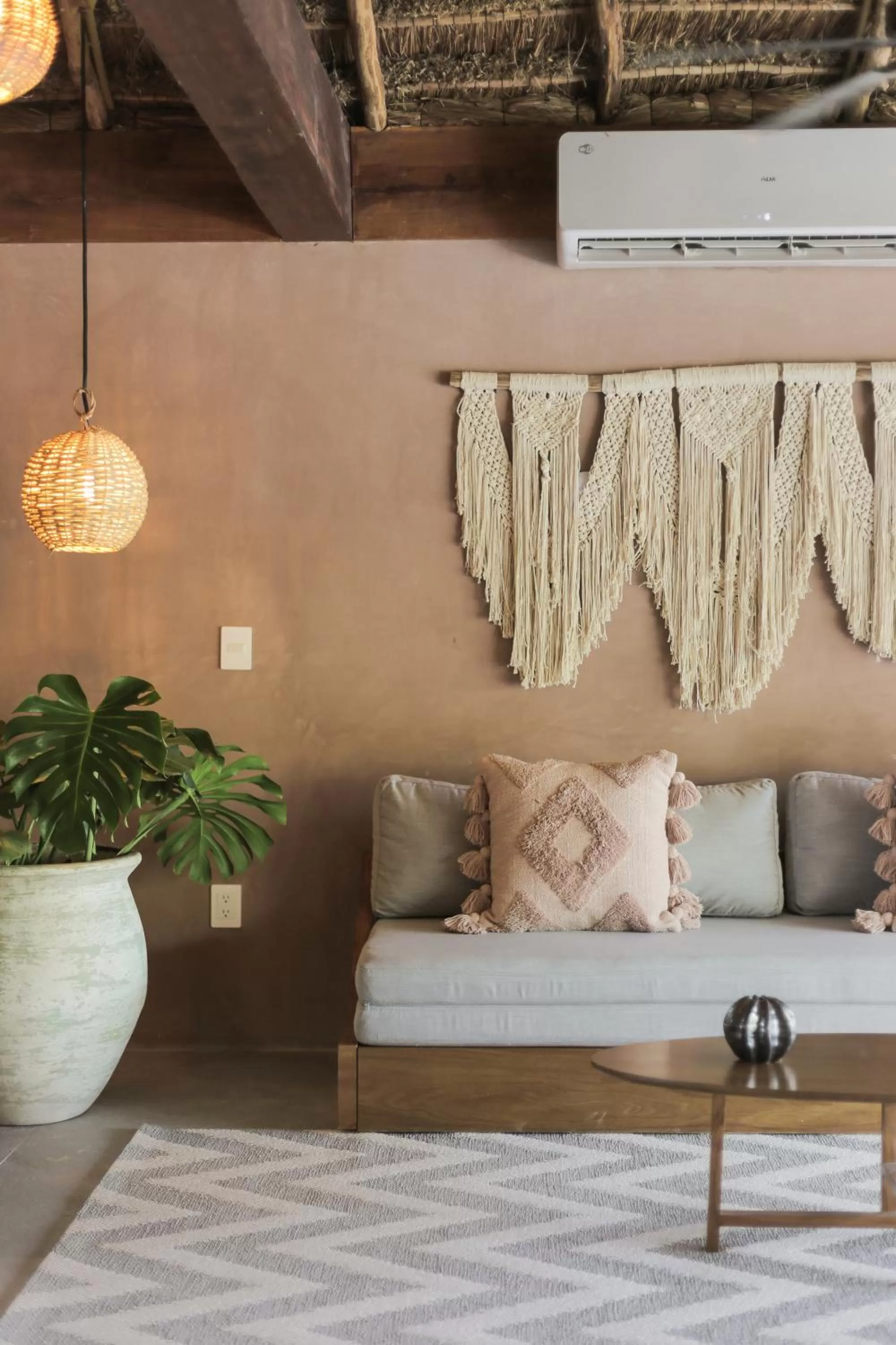 Living room in Zereno Tulum Beach Club Access