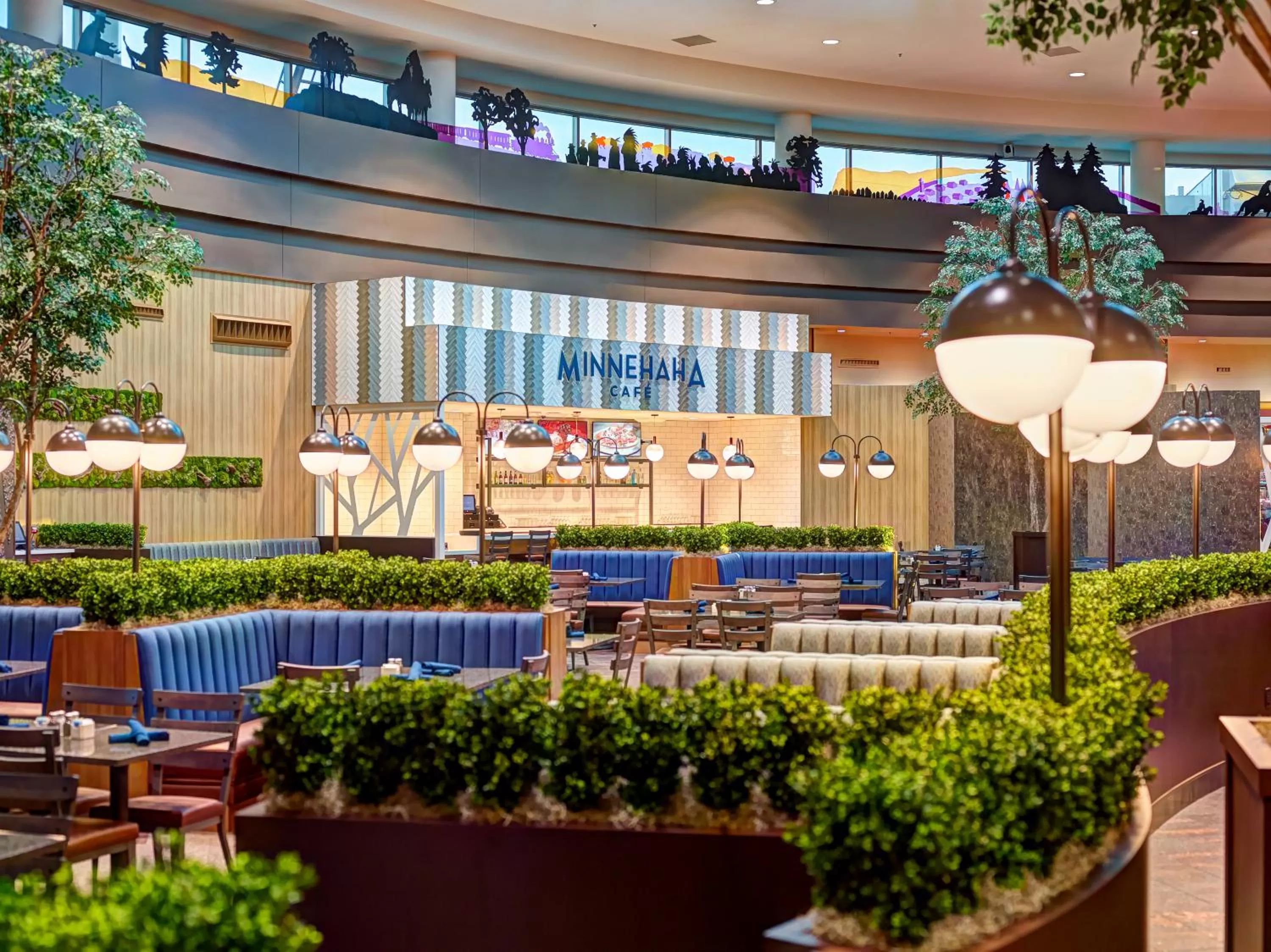 American breakfast in Mystic Lake Casino Hotel