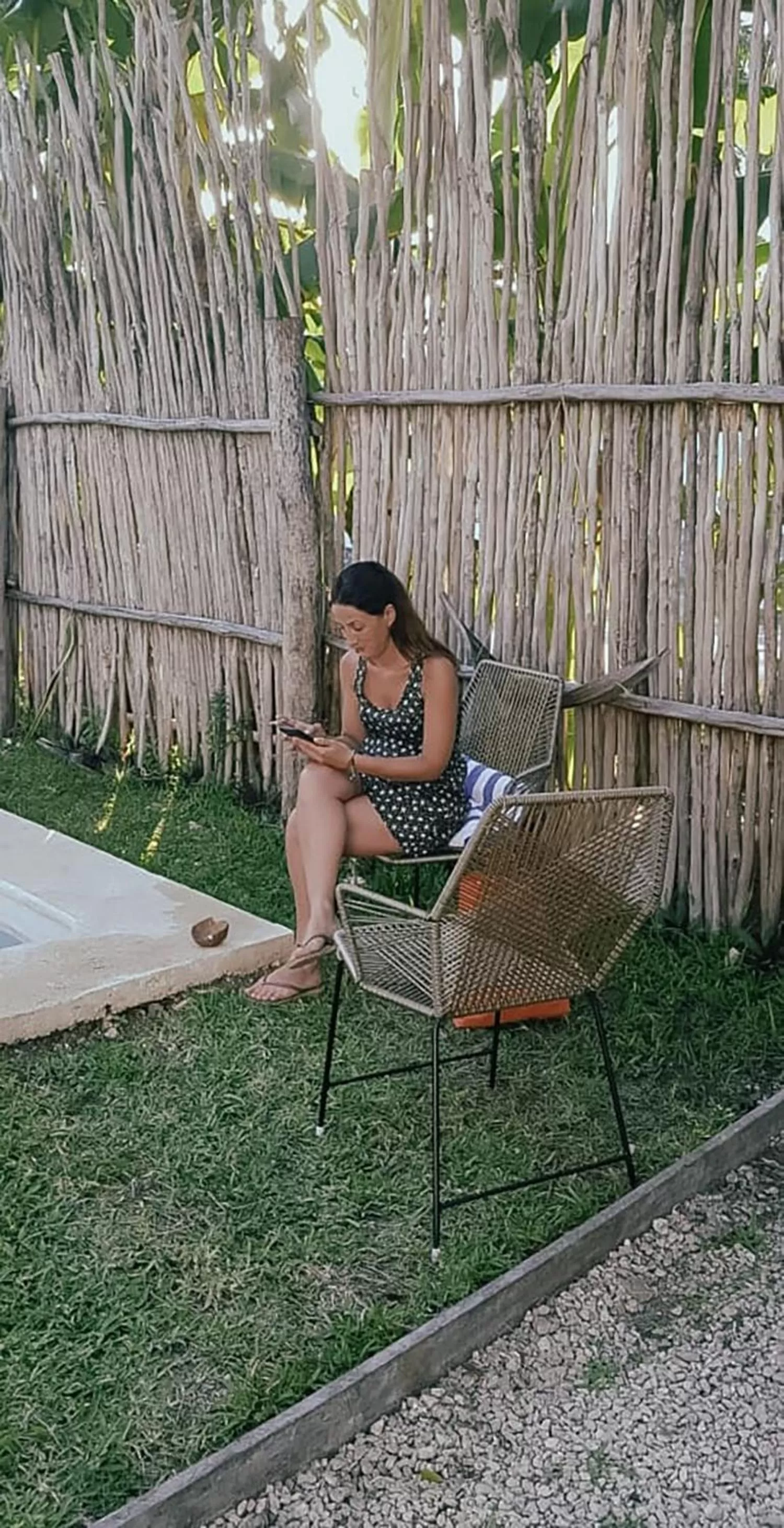 sunbed in Hotel Xa´an Bacalar