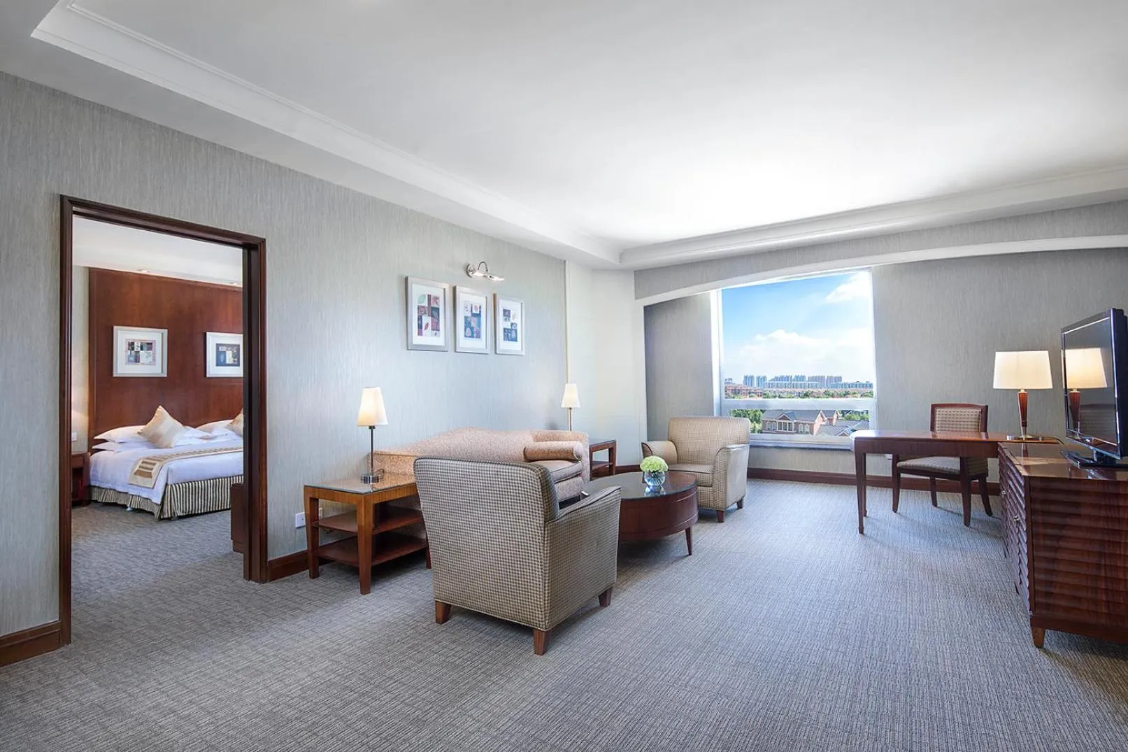 Bed in Wyndham Beijing North