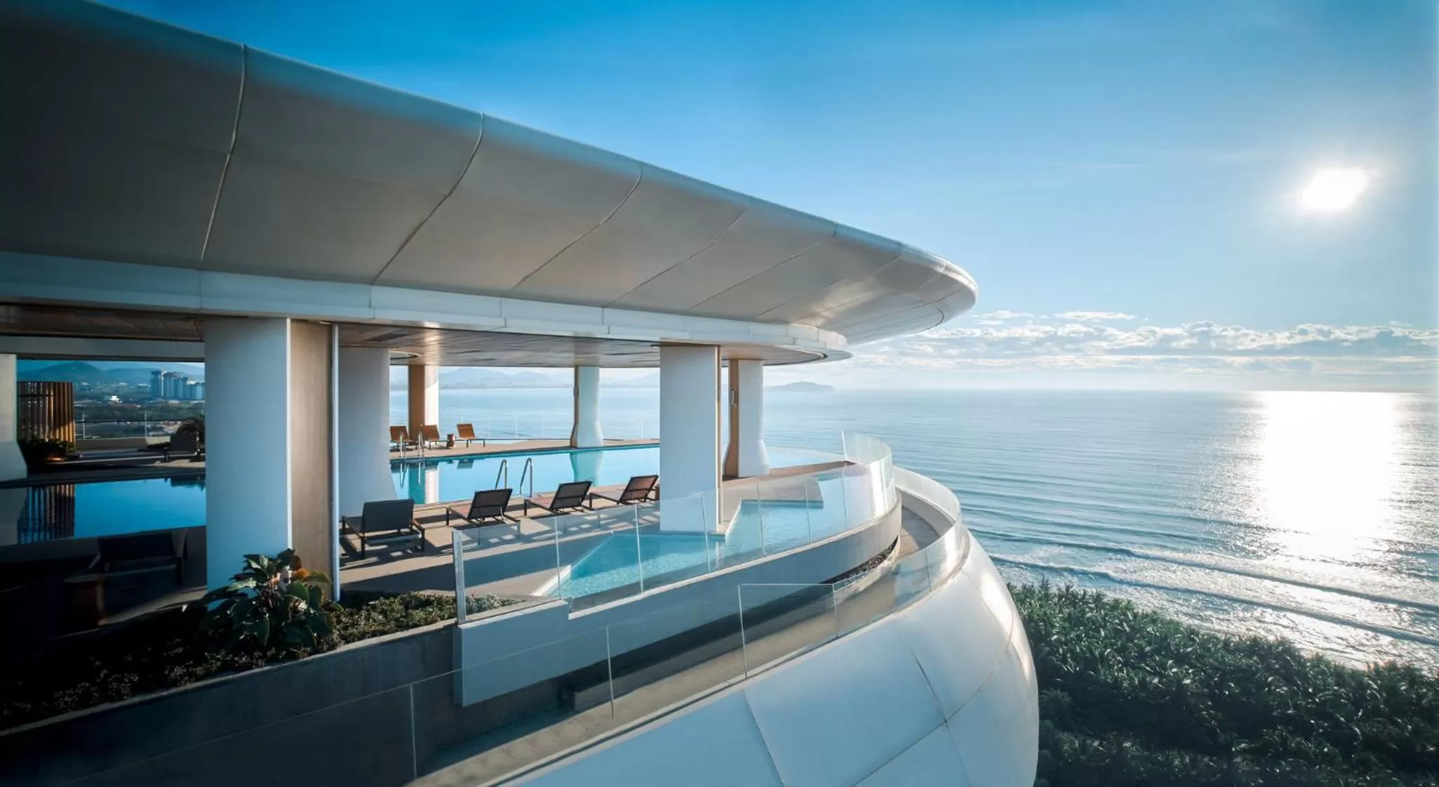 Swimming pool in Crowne Plaza Sanya Haitang Bay Resort by IHG