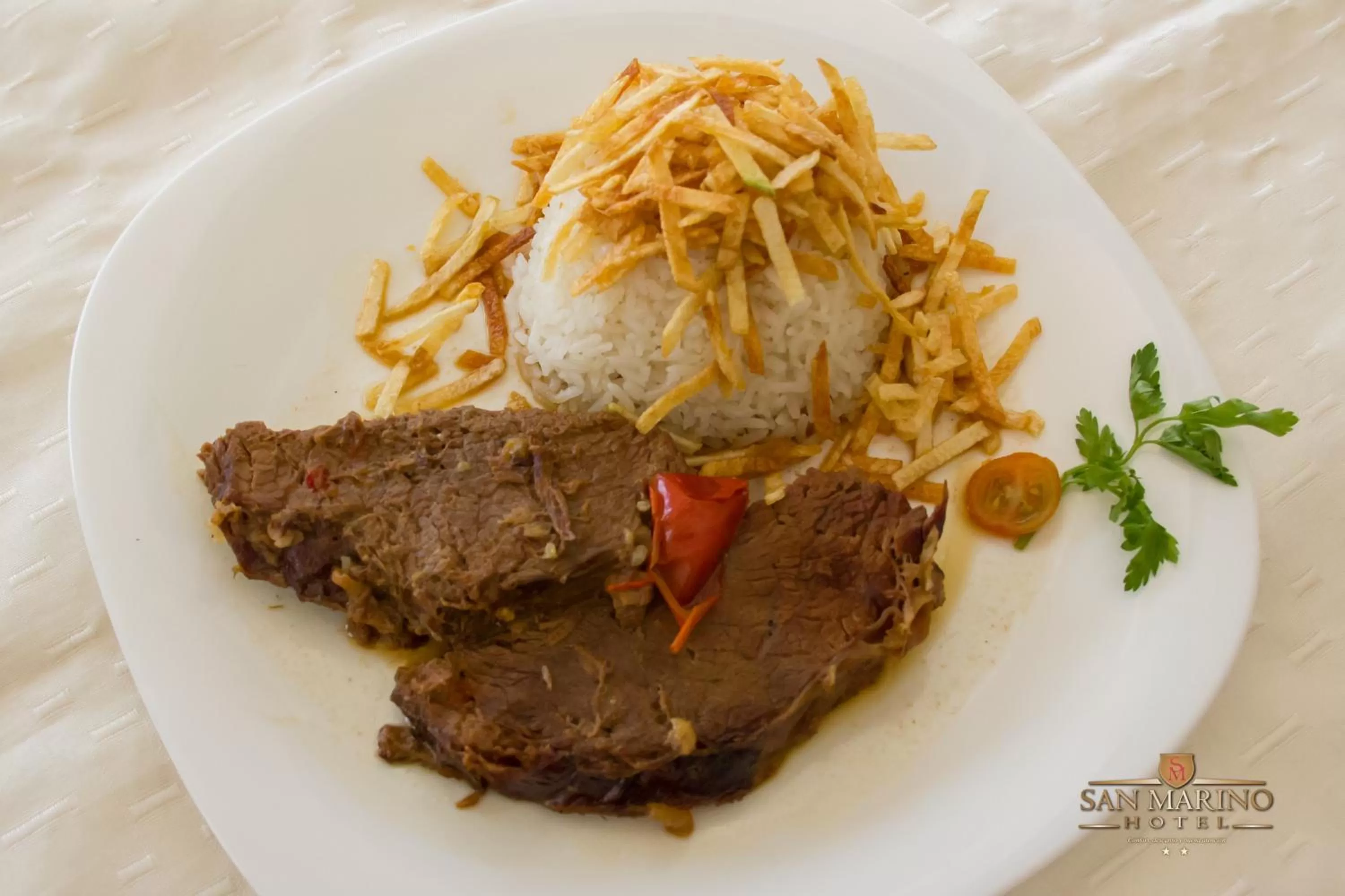 Food close-up in Hotel San Marino