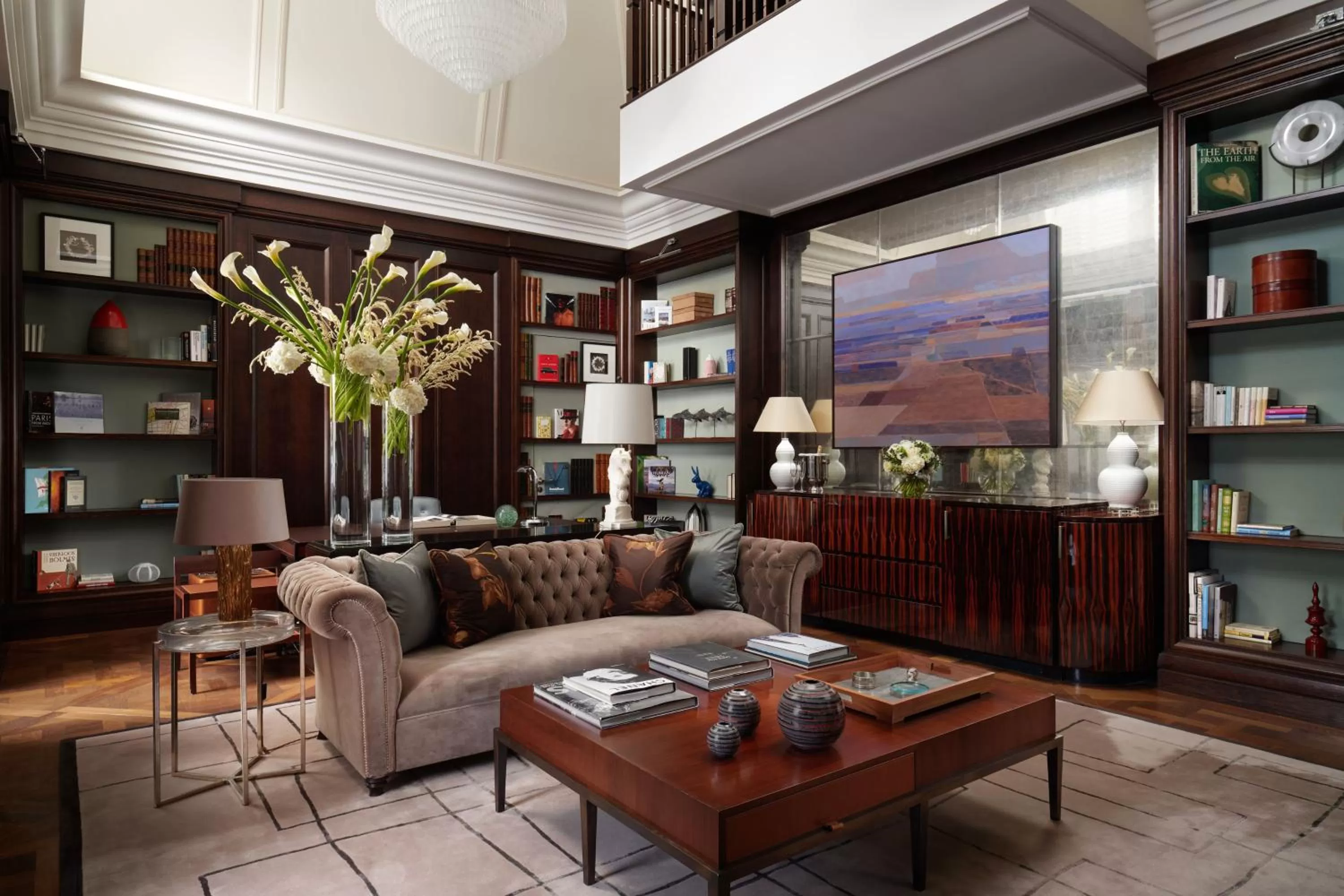 Living room in Corinthia London