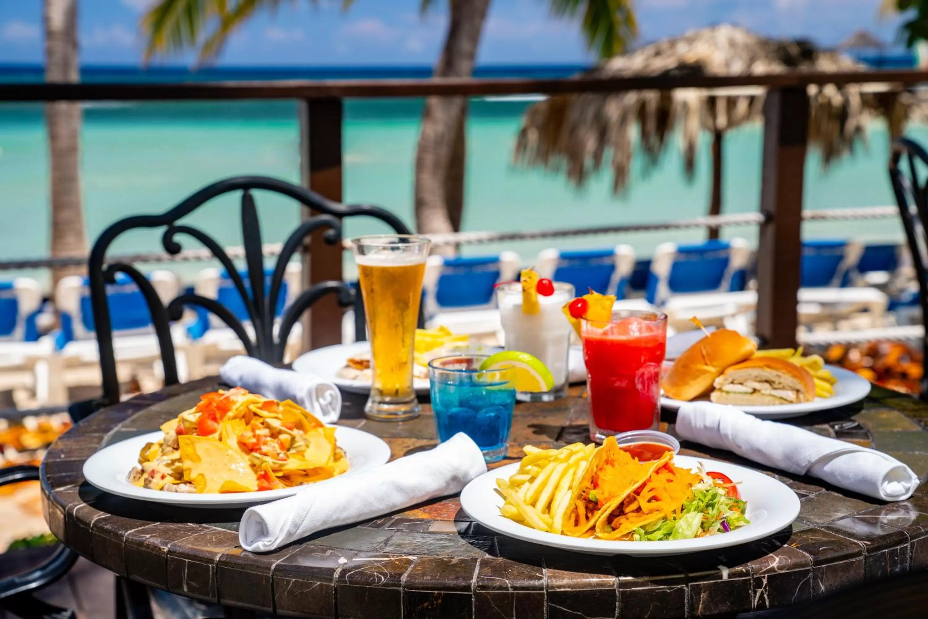 Food close-up in Dreams Rose Hall All-Inclusive Resort & Spa