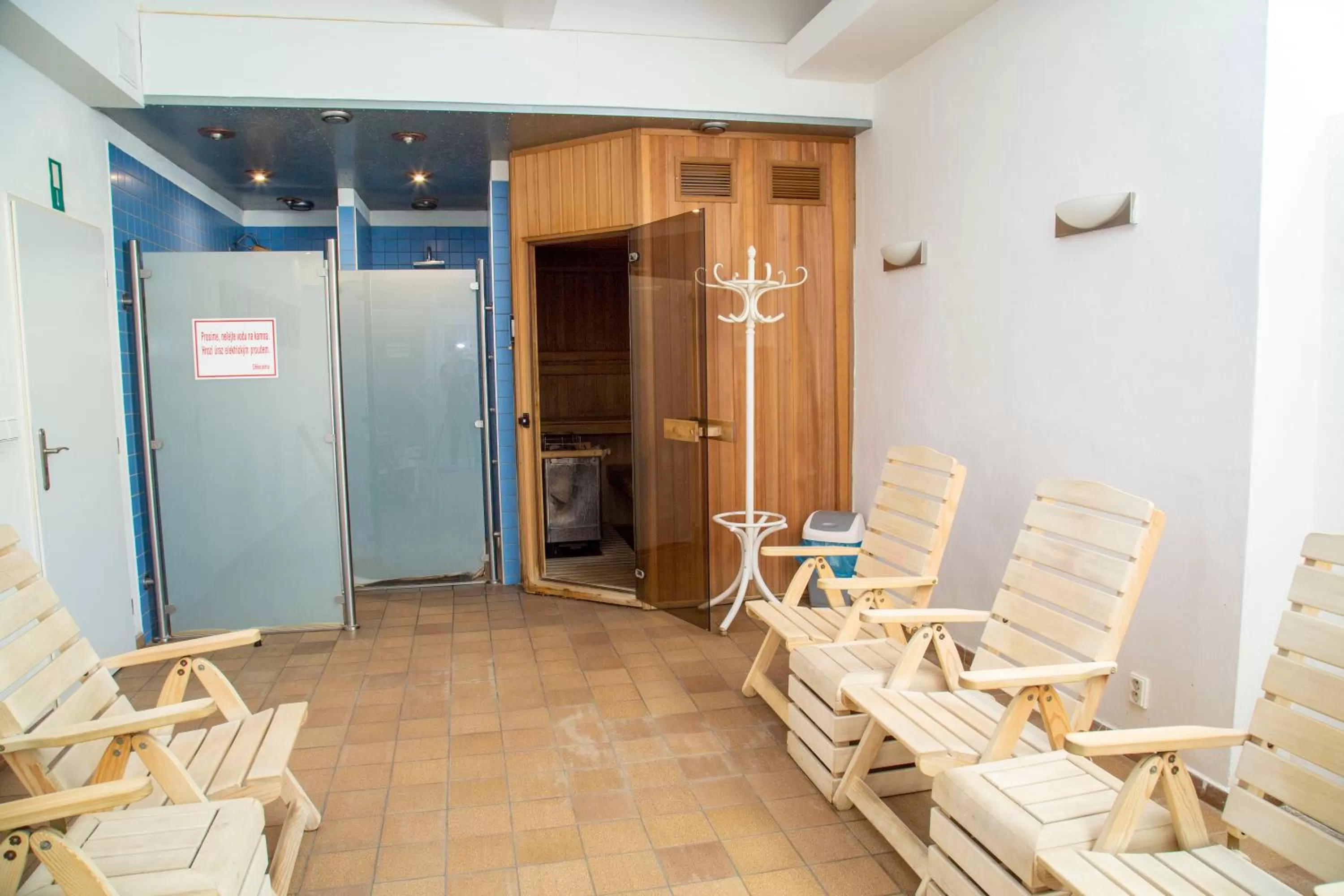Sauna in Wellness Hotel Central