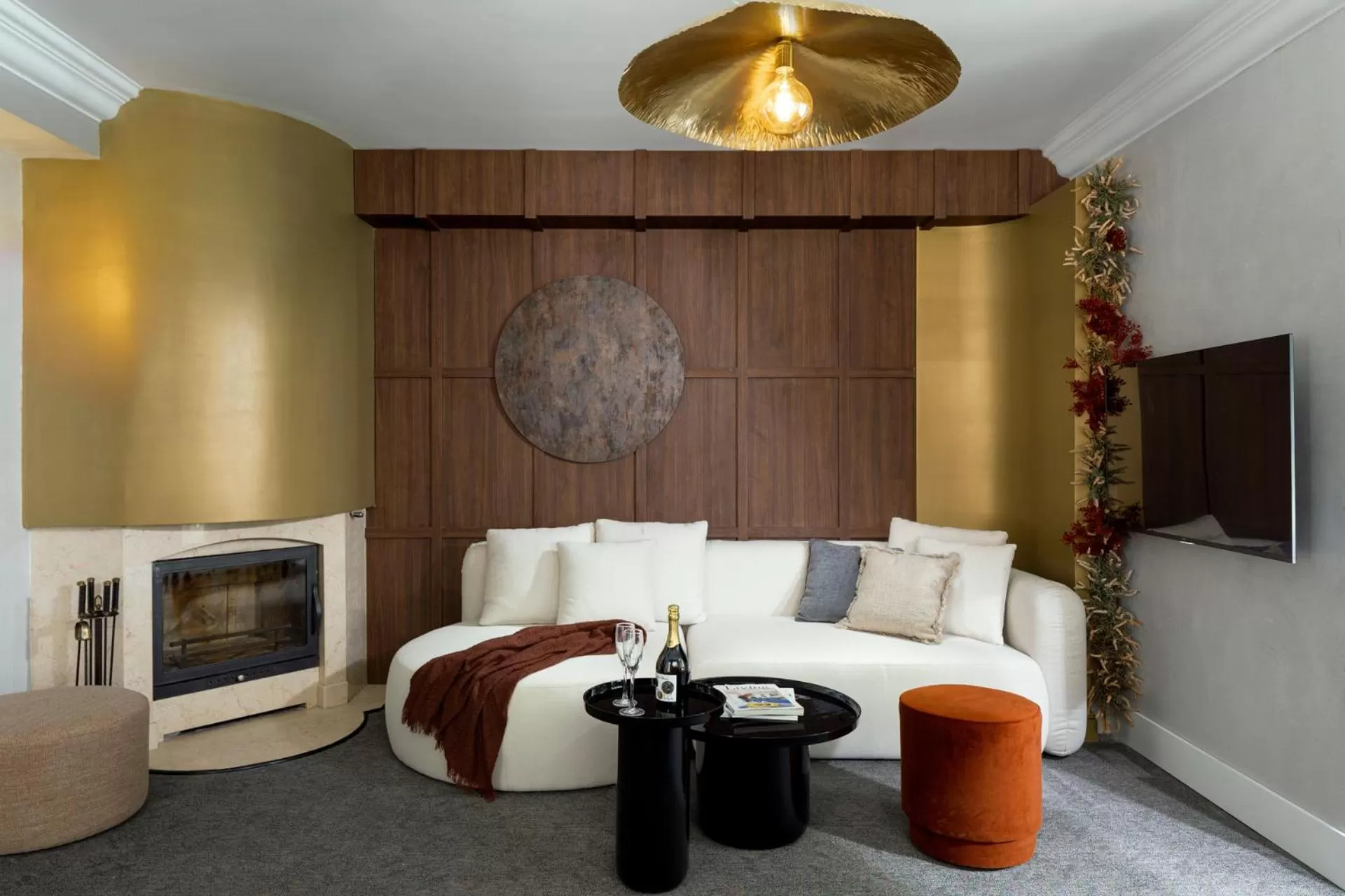 Living room in Oborishte 63,The Art Boutique Hotel by Sandglass