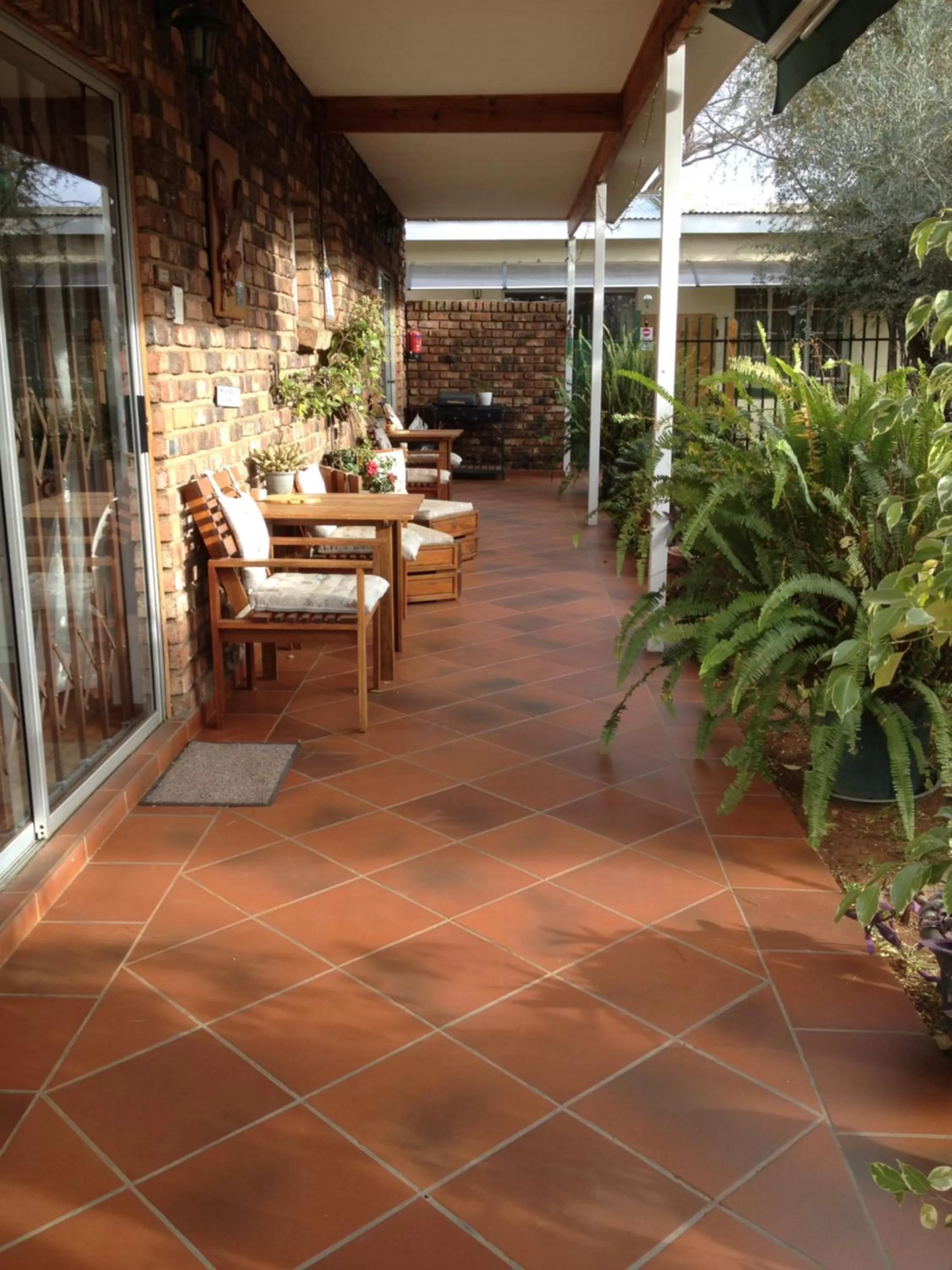 Inner courtyard view in The Nook B&B