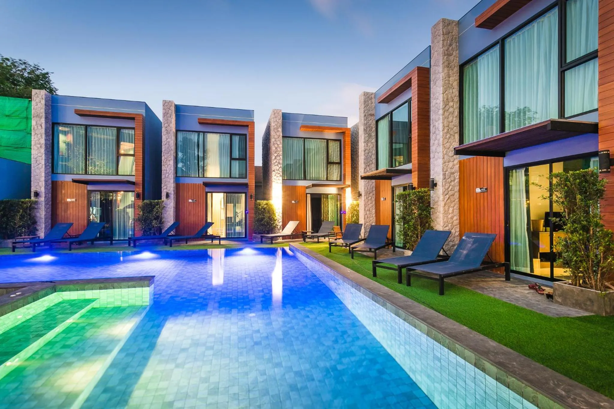 Swimming pool in Peace Blue Naiharn Naturist Resort Phuket SHA Extra Plus