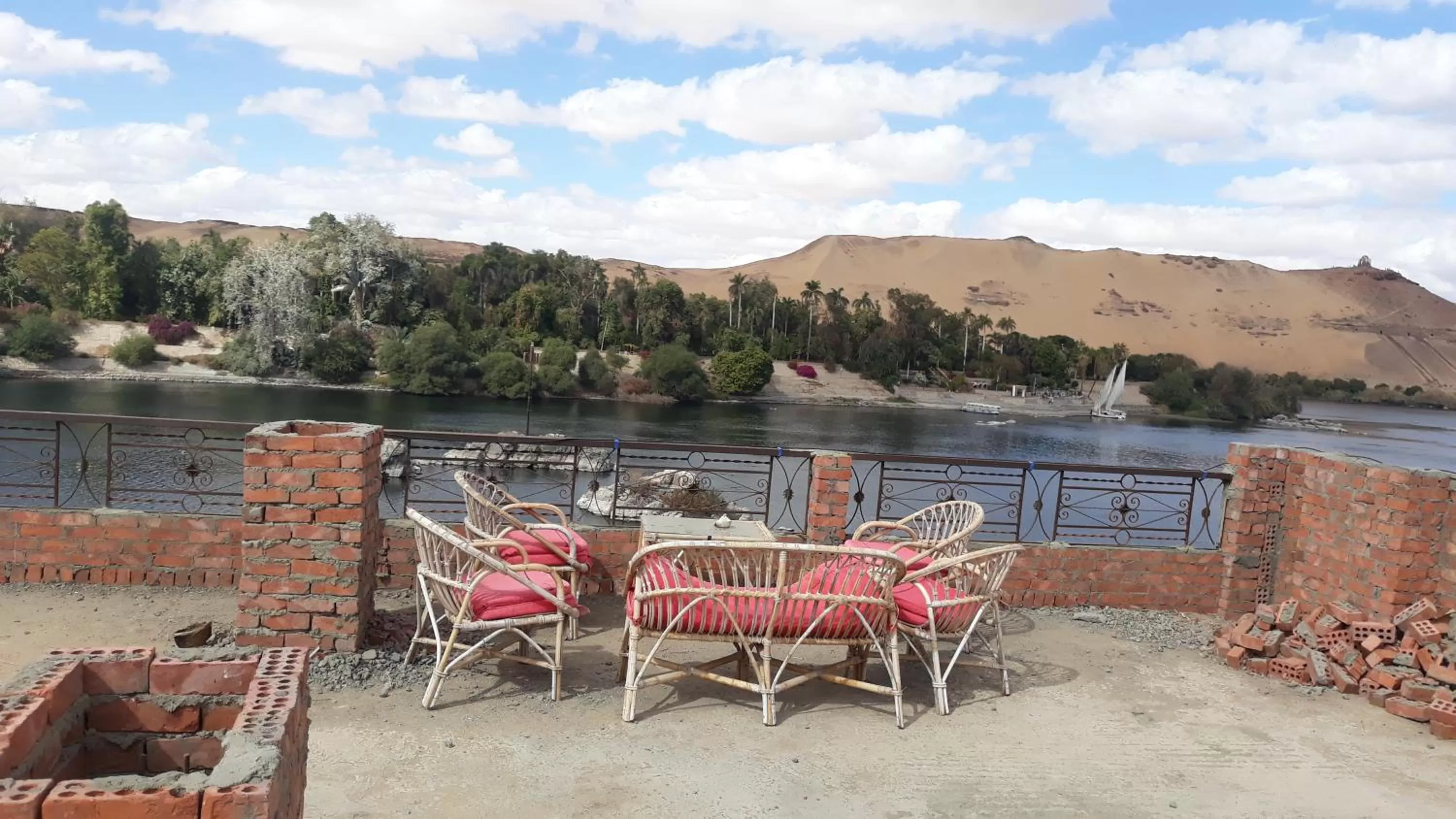 Balcony/Terrace in Taharka Nubian House