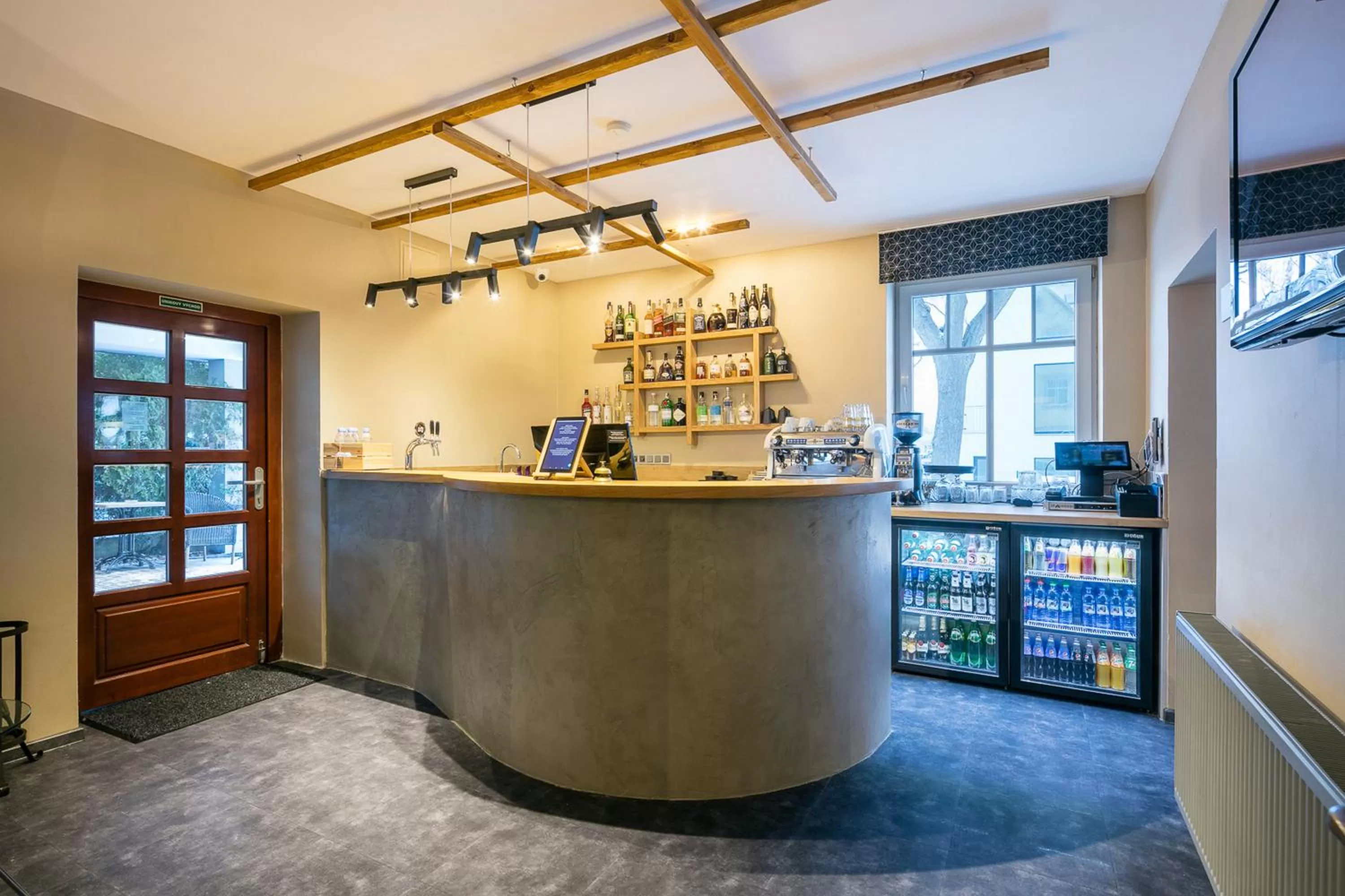 Lobby or reception in Pytloun Design Self Check-in Hotel