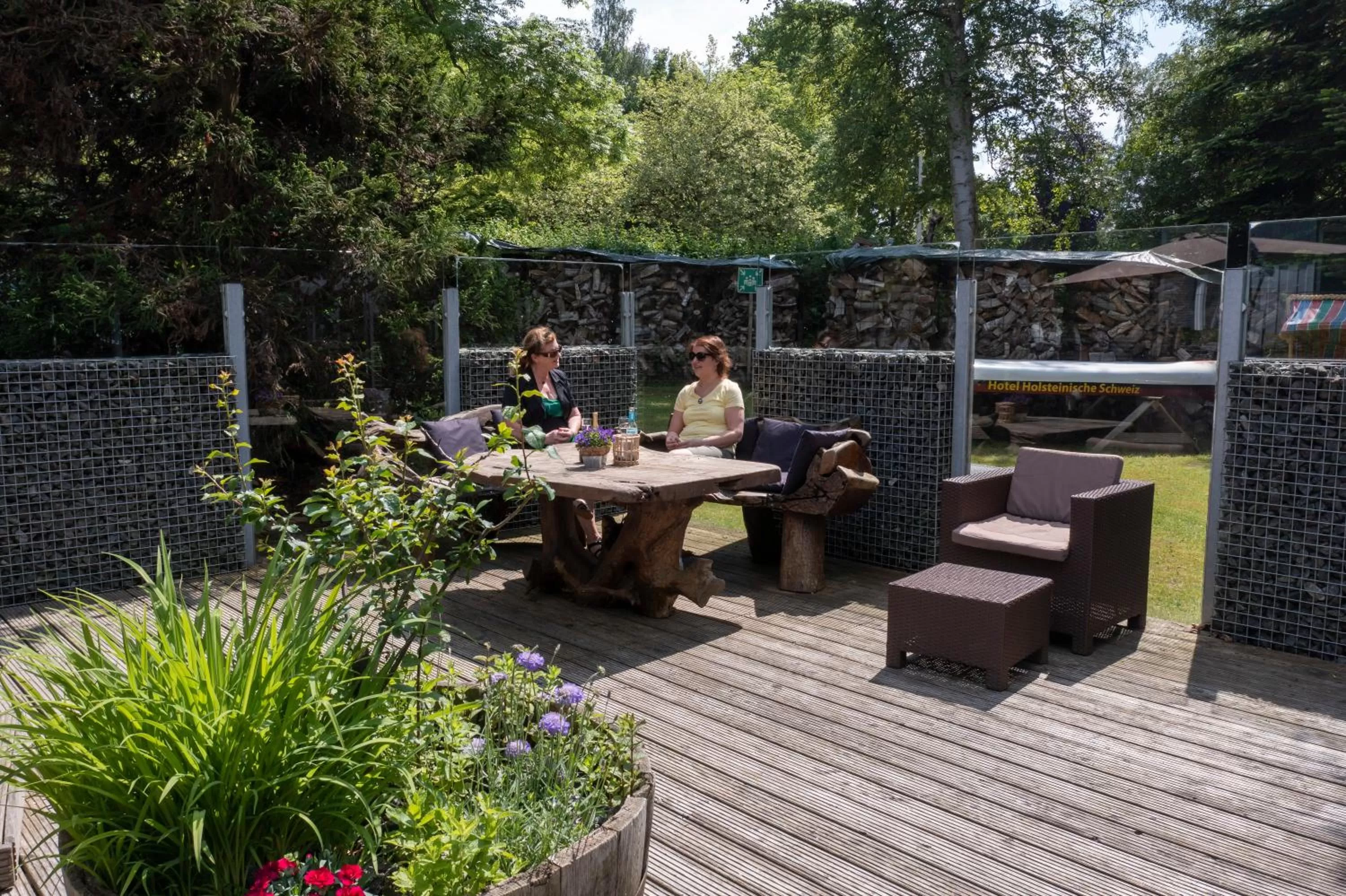 BBQ facilities in Hotel Holsteinische Schweiz am Dieksee