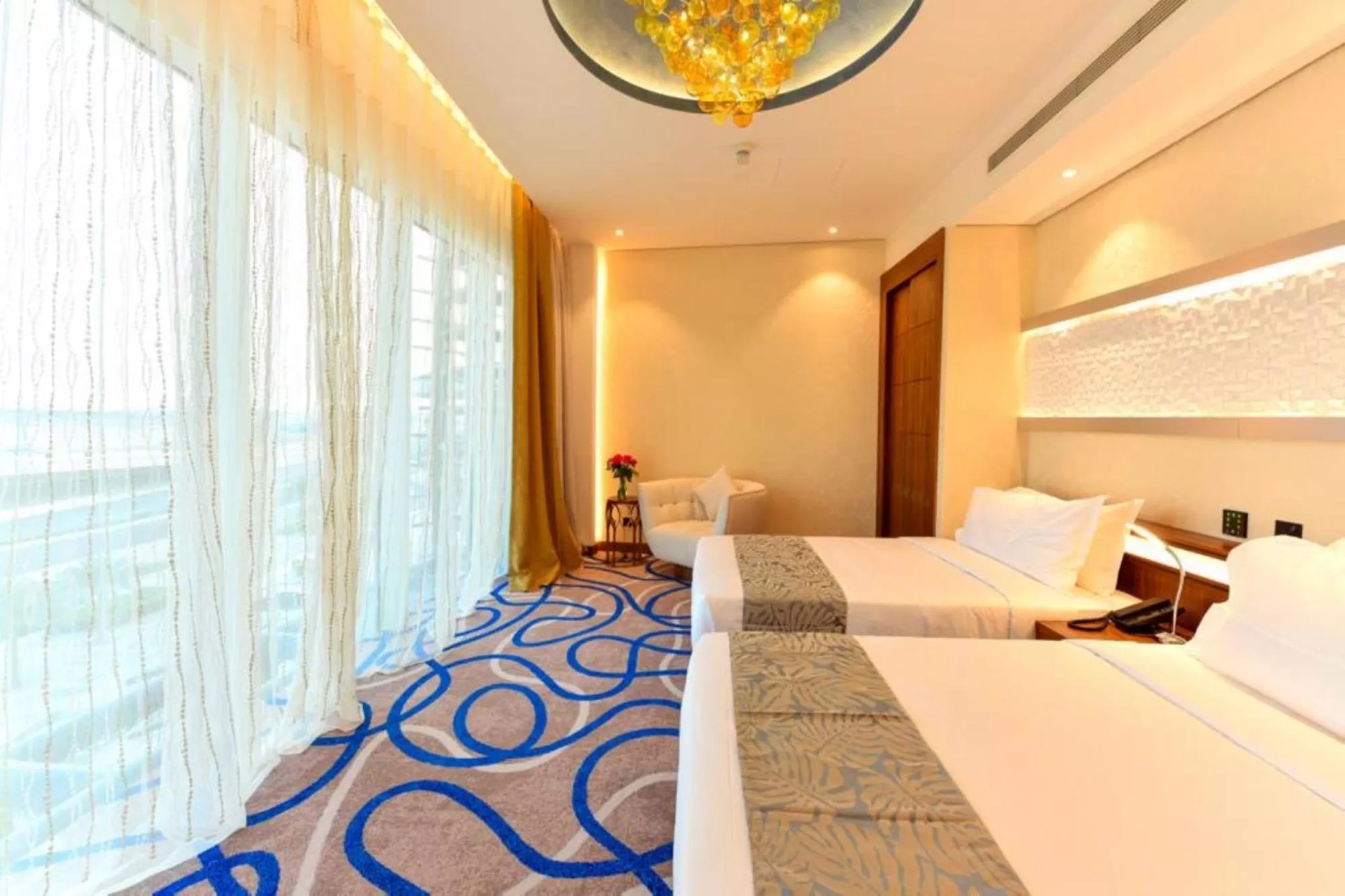 Bed in Cielo Hotel Lusail Qatar