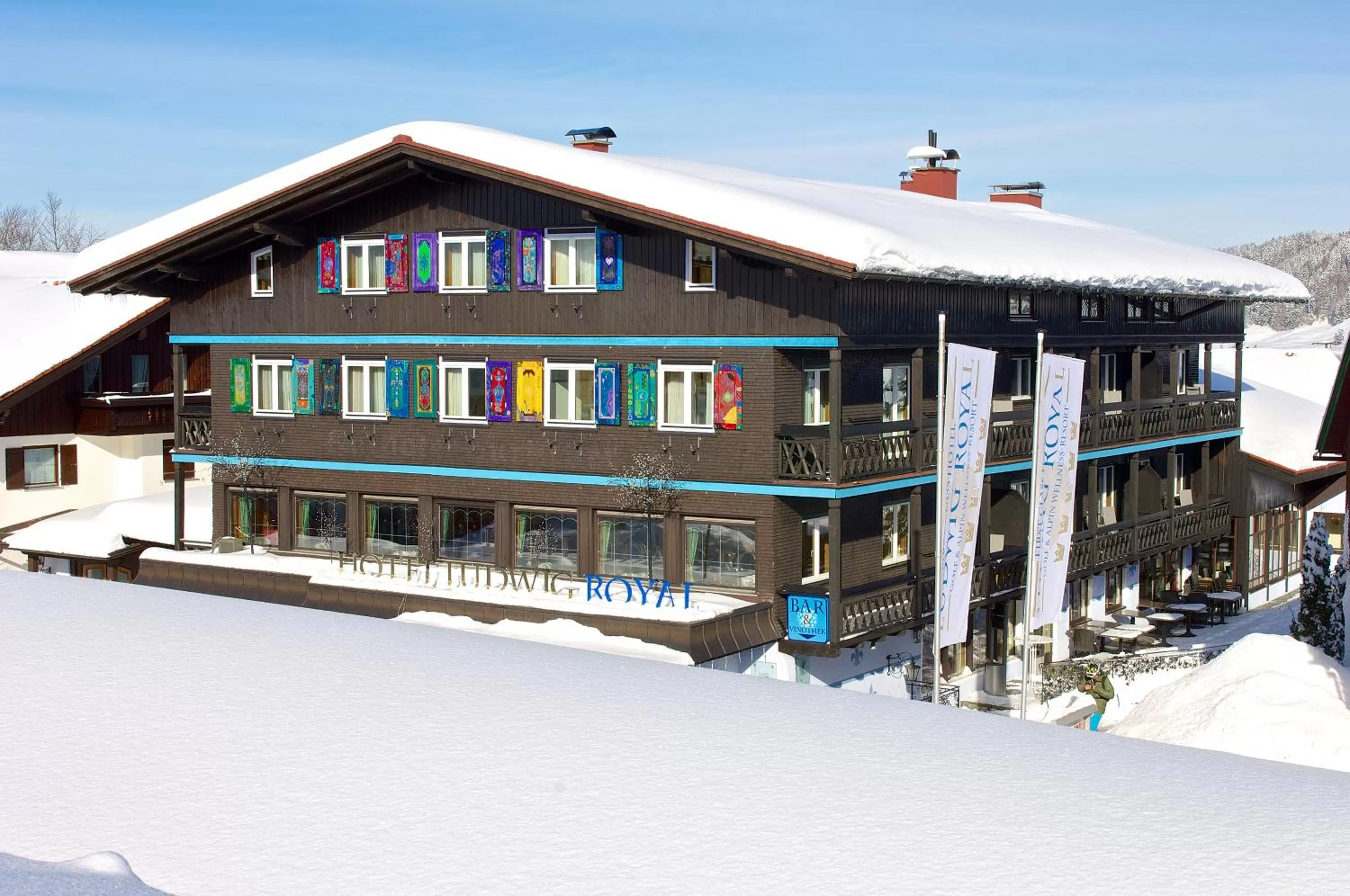 Property building in Alpin & Wellness Resort Ludwig Royal