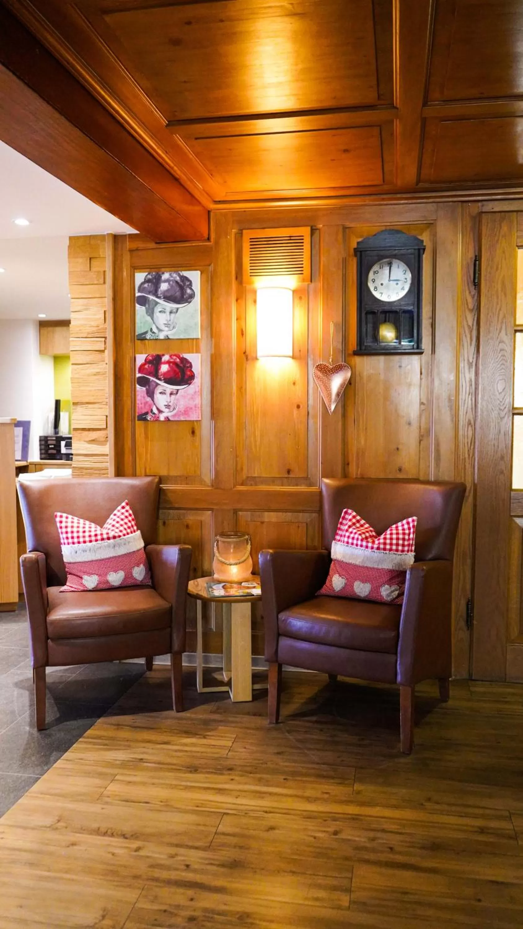 Lobby or reception in Hotel Hirschen