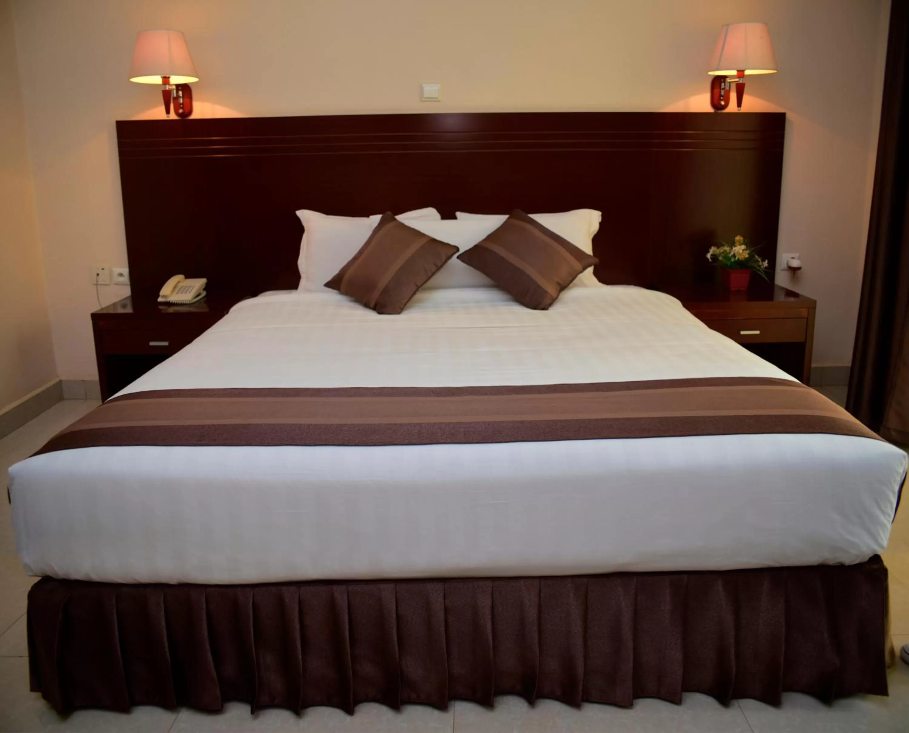 Bed in Nobleza Hotel