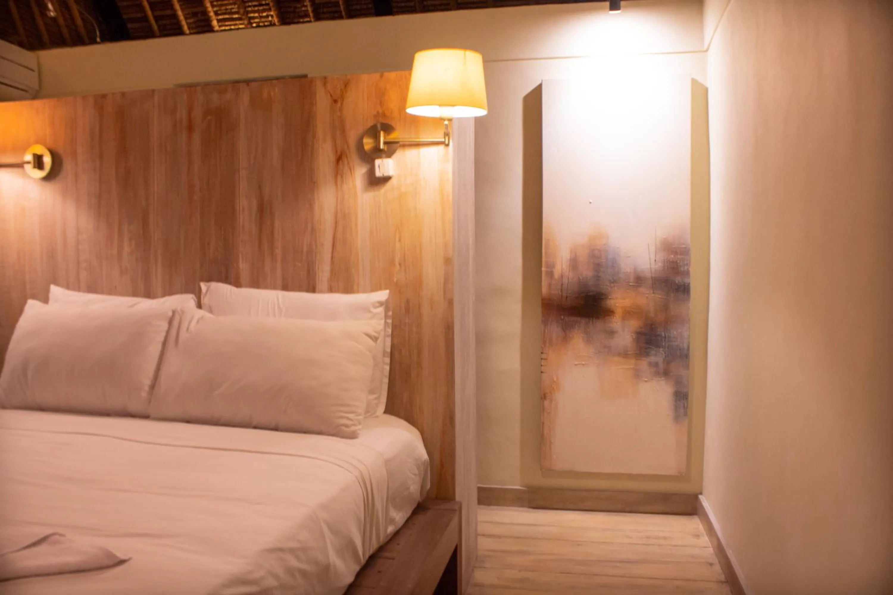 Bed in Villa Puri Darma Agung