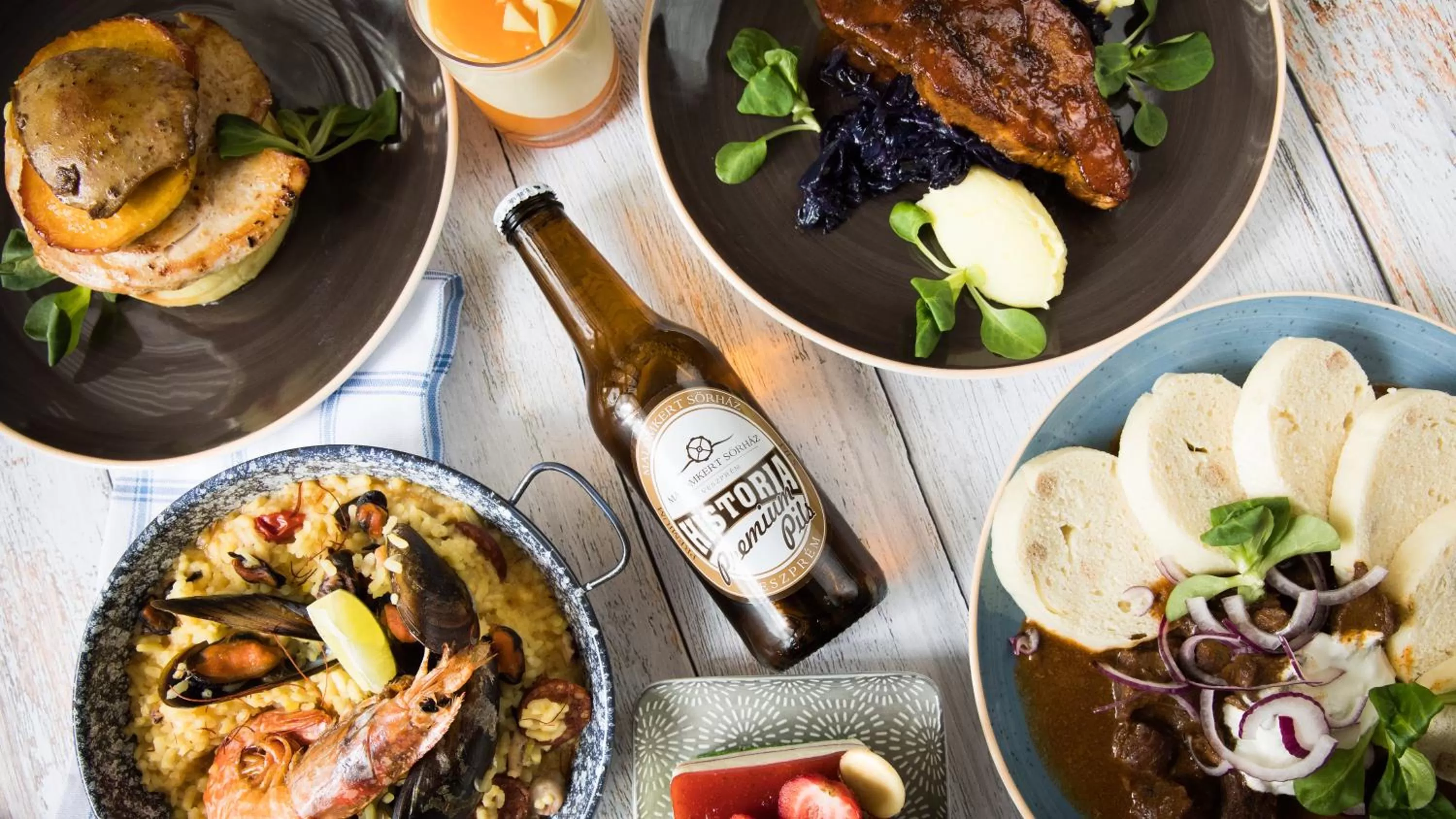 Restaurant/places to eat in Hotel Historia Malomkert