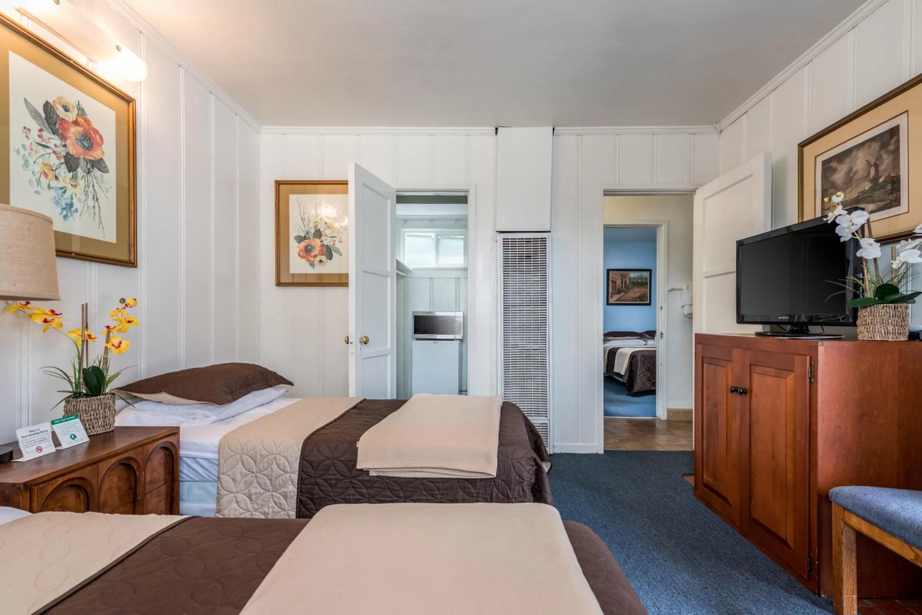 Bed in Wilshire Motel