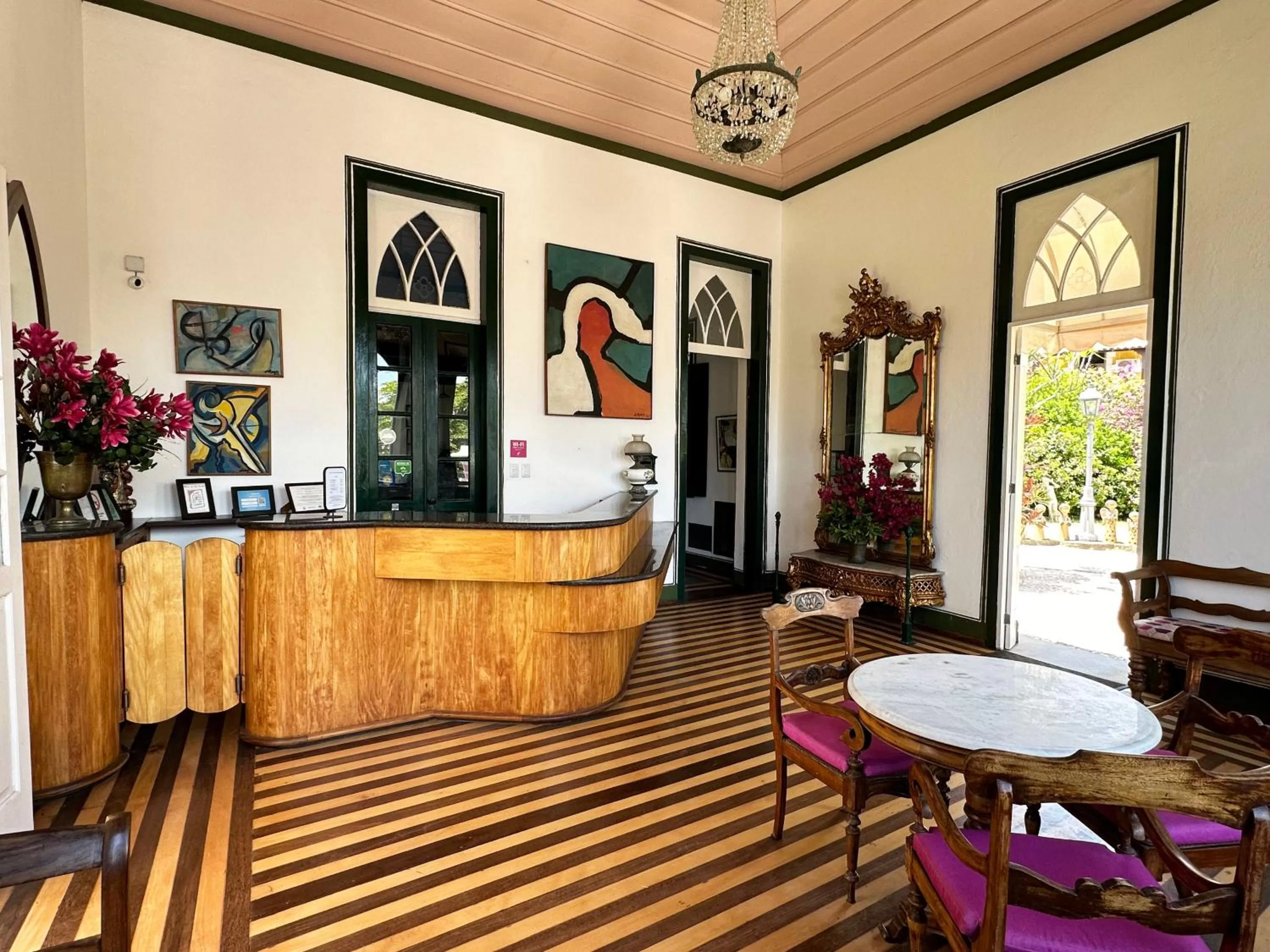 Lobby or reception in Hotel Catharina Paraguaçu