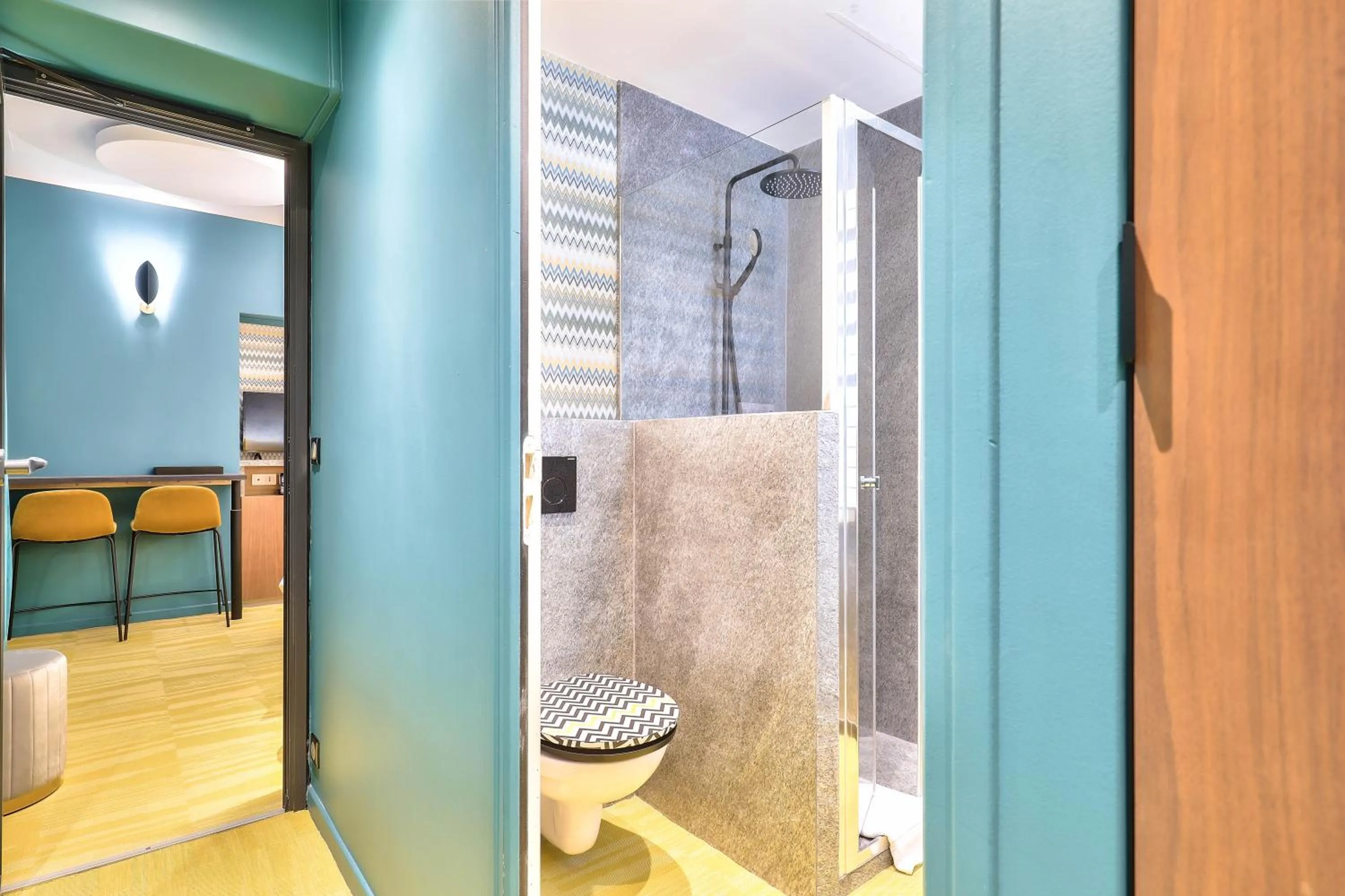 Bathroom in Hotel 33 Marbeuf