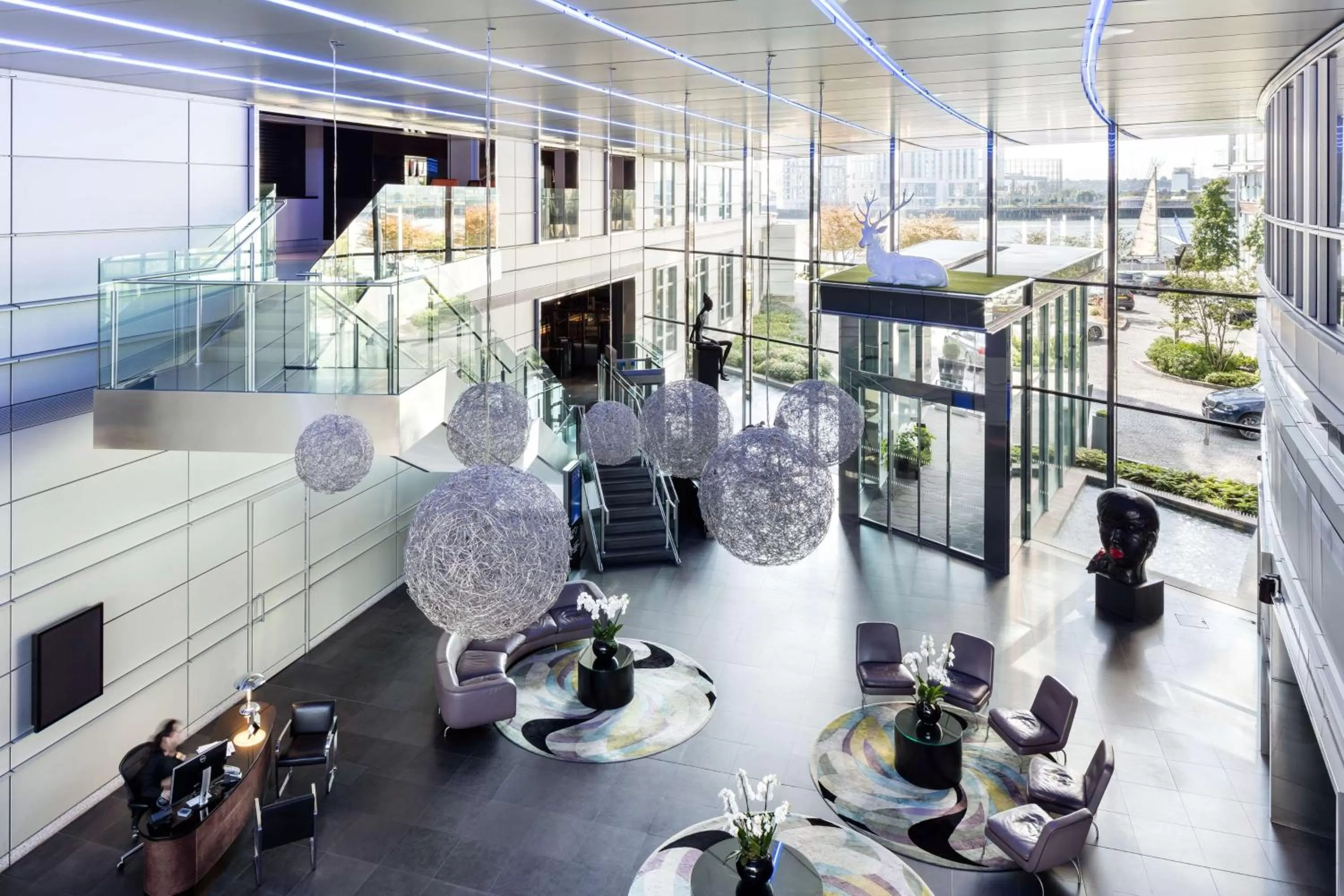 Lobby or reception in Radisson Blu Hotel, London Canary Wharf East
