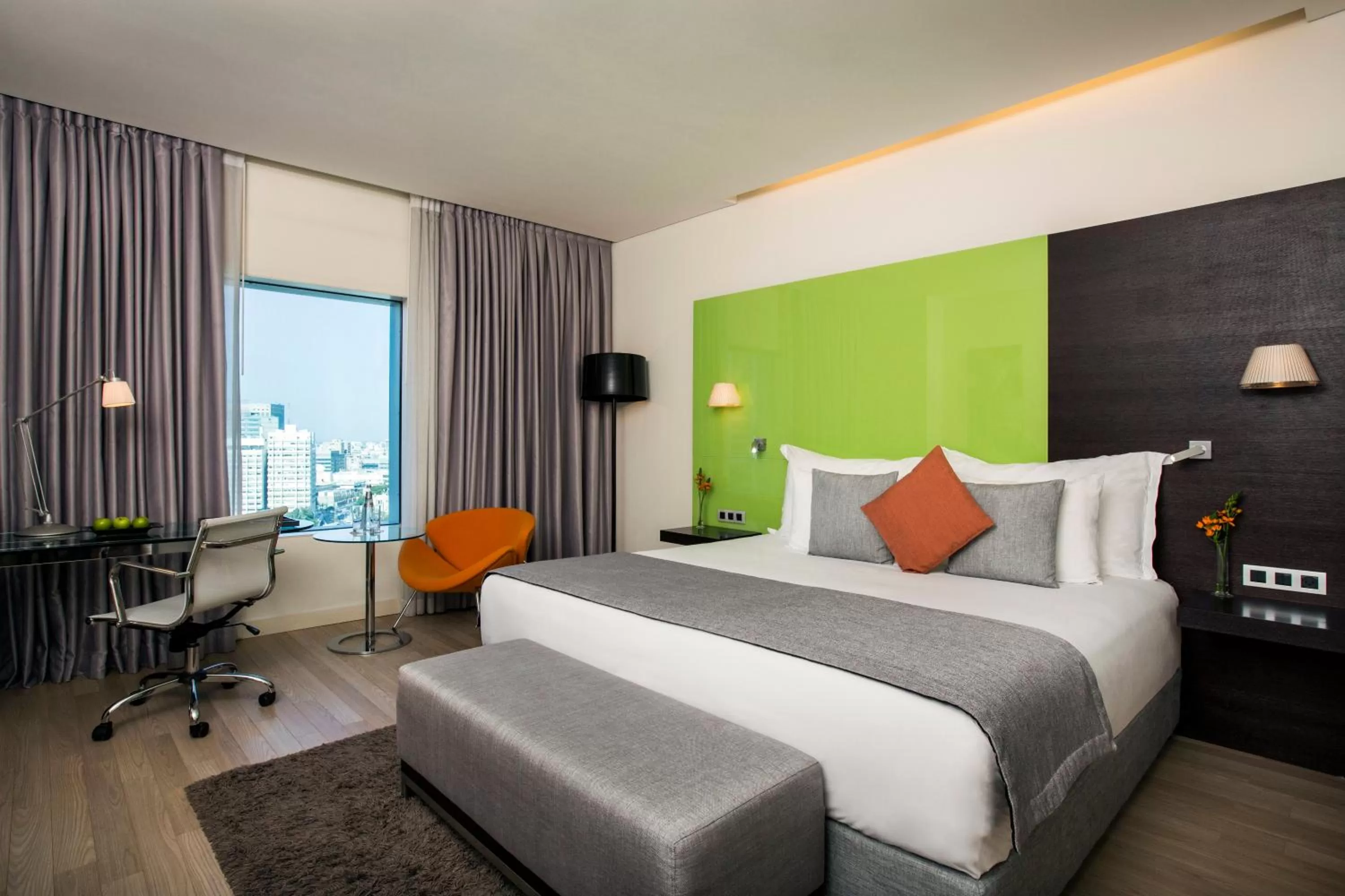 Photo of the whole room, Bed in Crowne Plaza Tel Aviv City Center by IHG