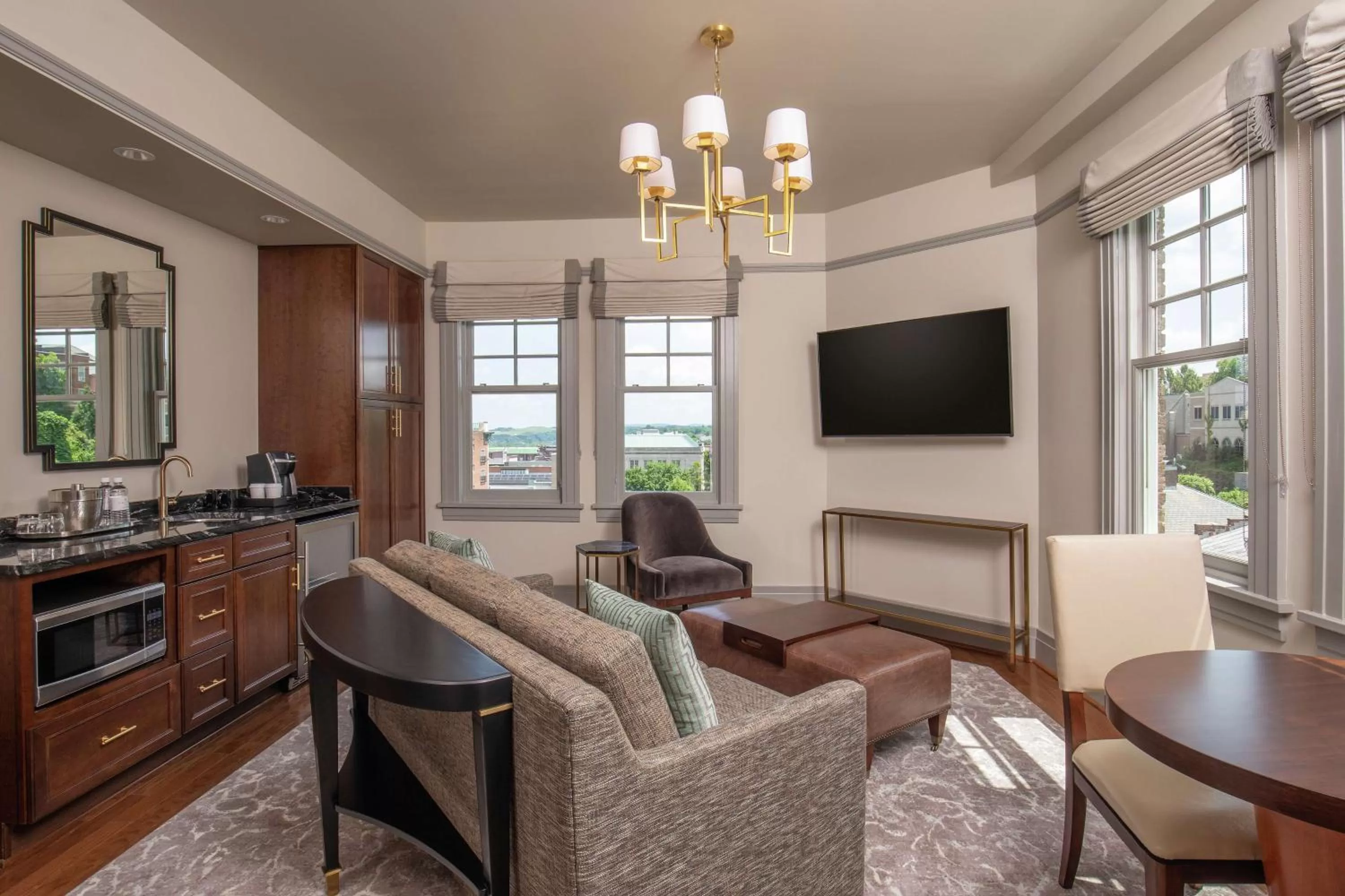 Bedroom in The Virginian Lynchburg, Curio Collection By Hilton