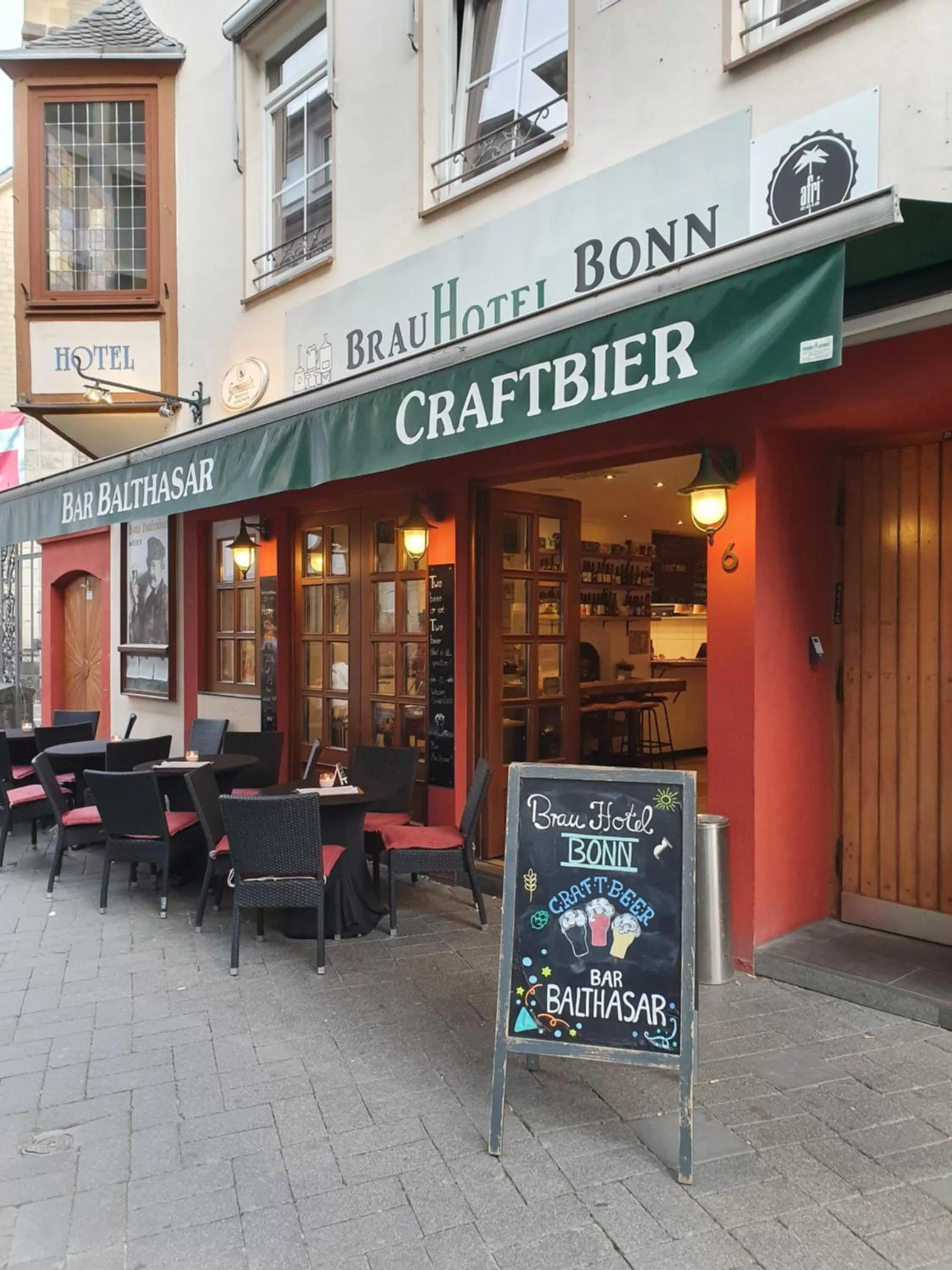 Facade/entrance in BrauHotel Bonn