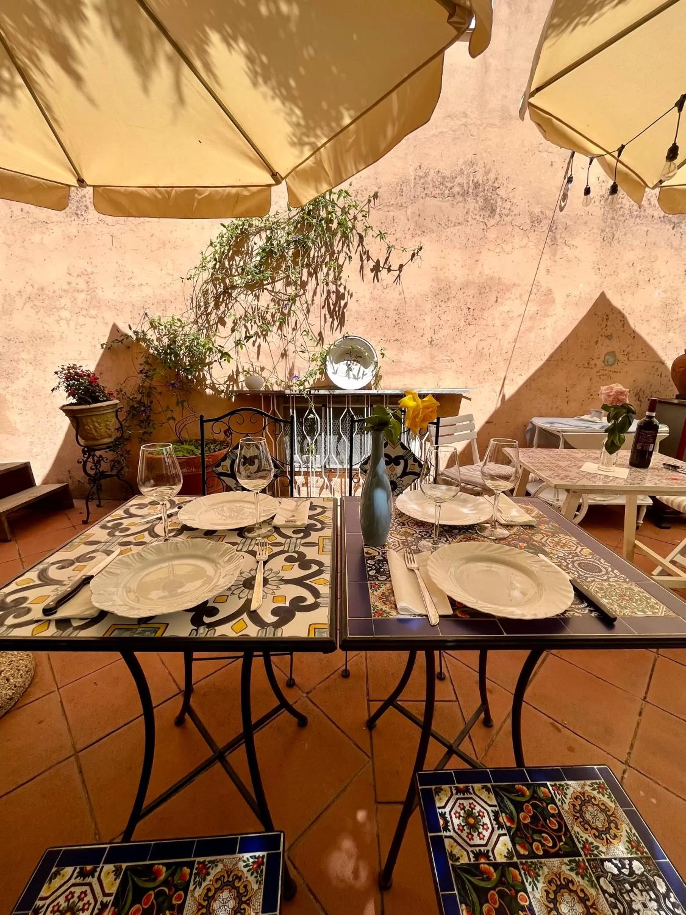 Patio in B&B 'Degli Artisti'