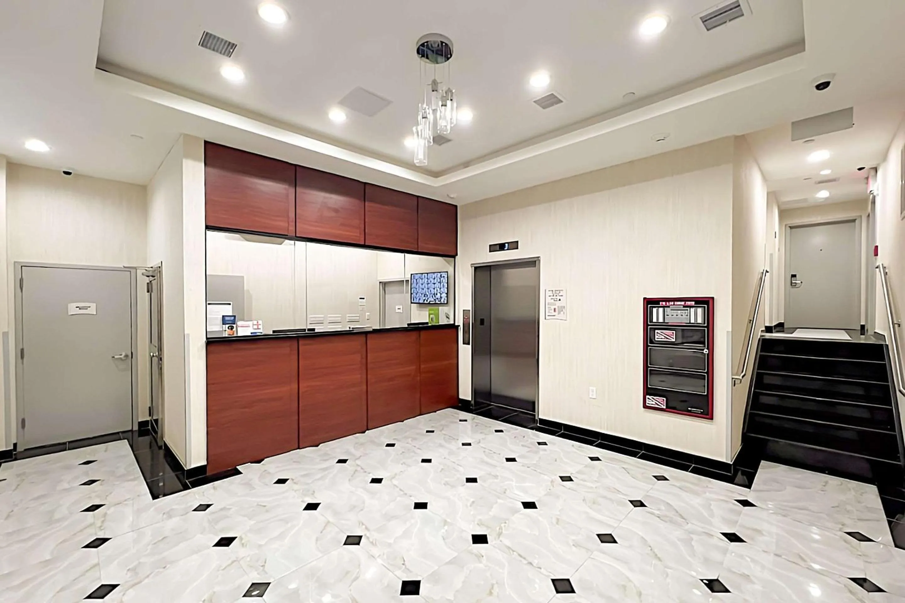 Lobby or reception in Rodeway Inn Brooklyn